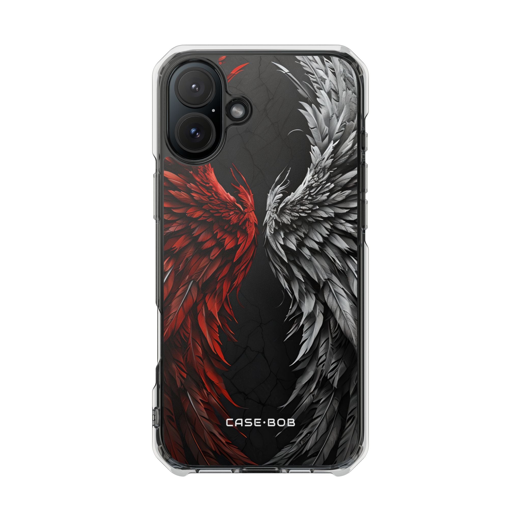 Crimson White Wings iPhone 16 Plus Case - Impact