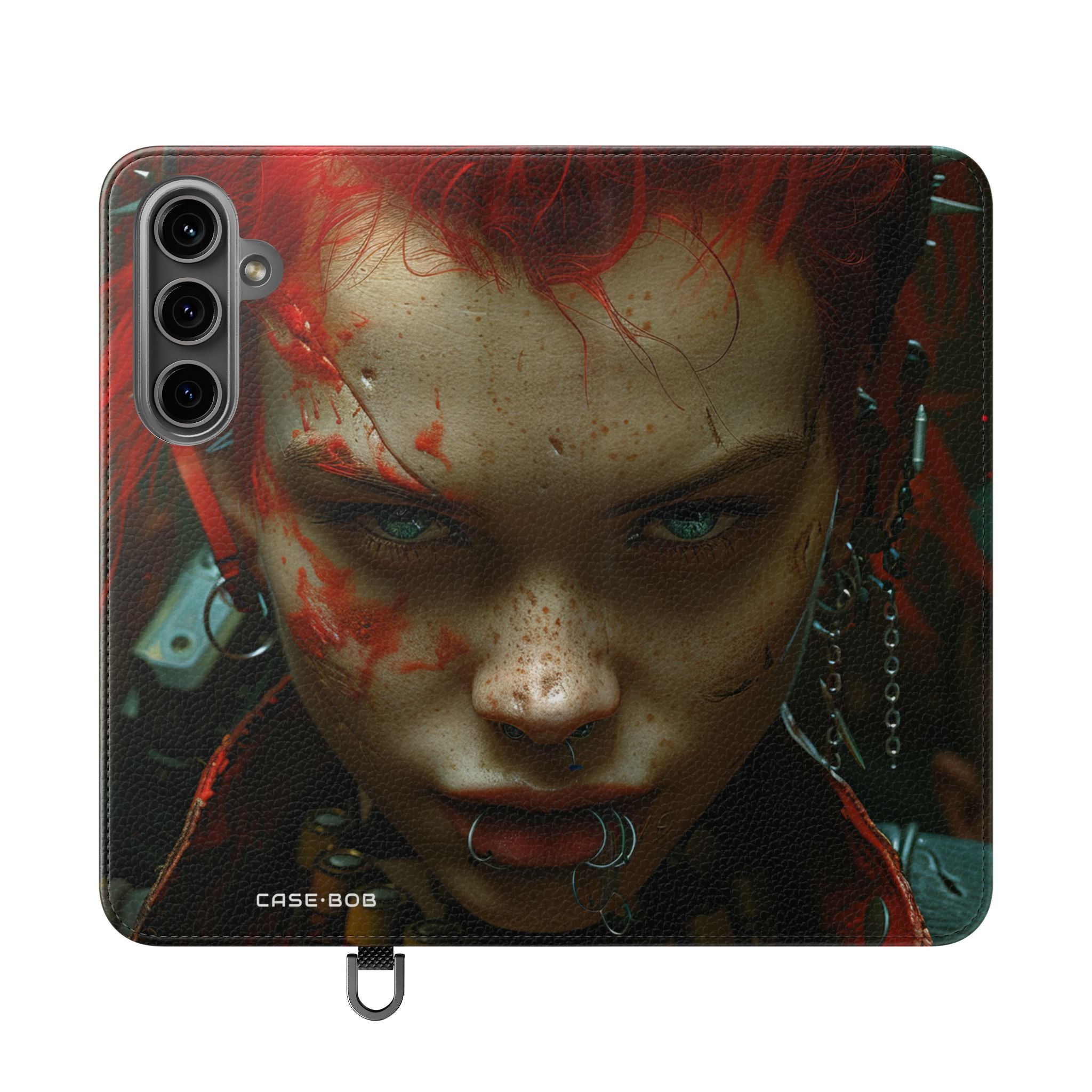 Scarlet Gaze - Samsung S24 Plus Case - Wallet