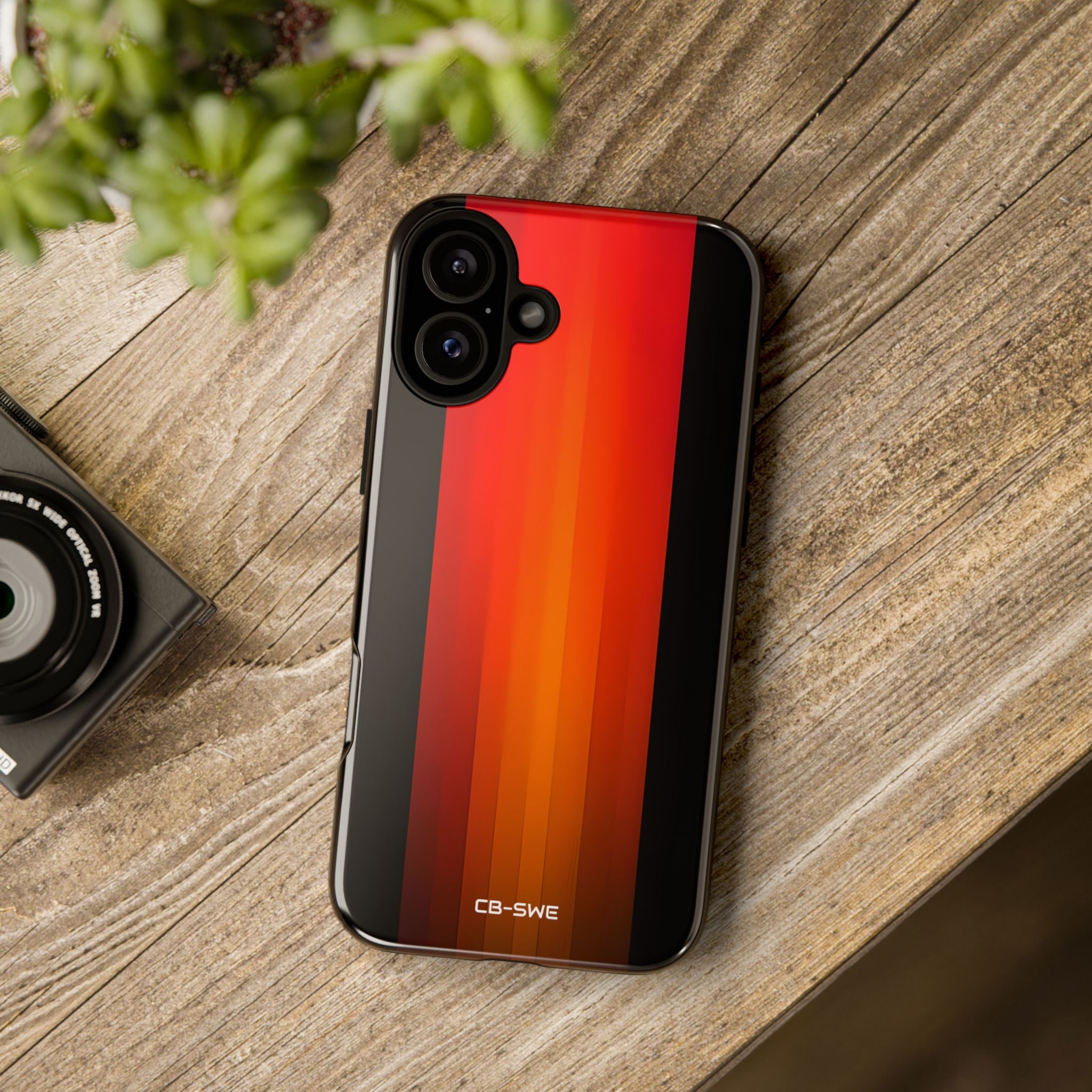 Fiery Symmetry Blaze - iPhone Case