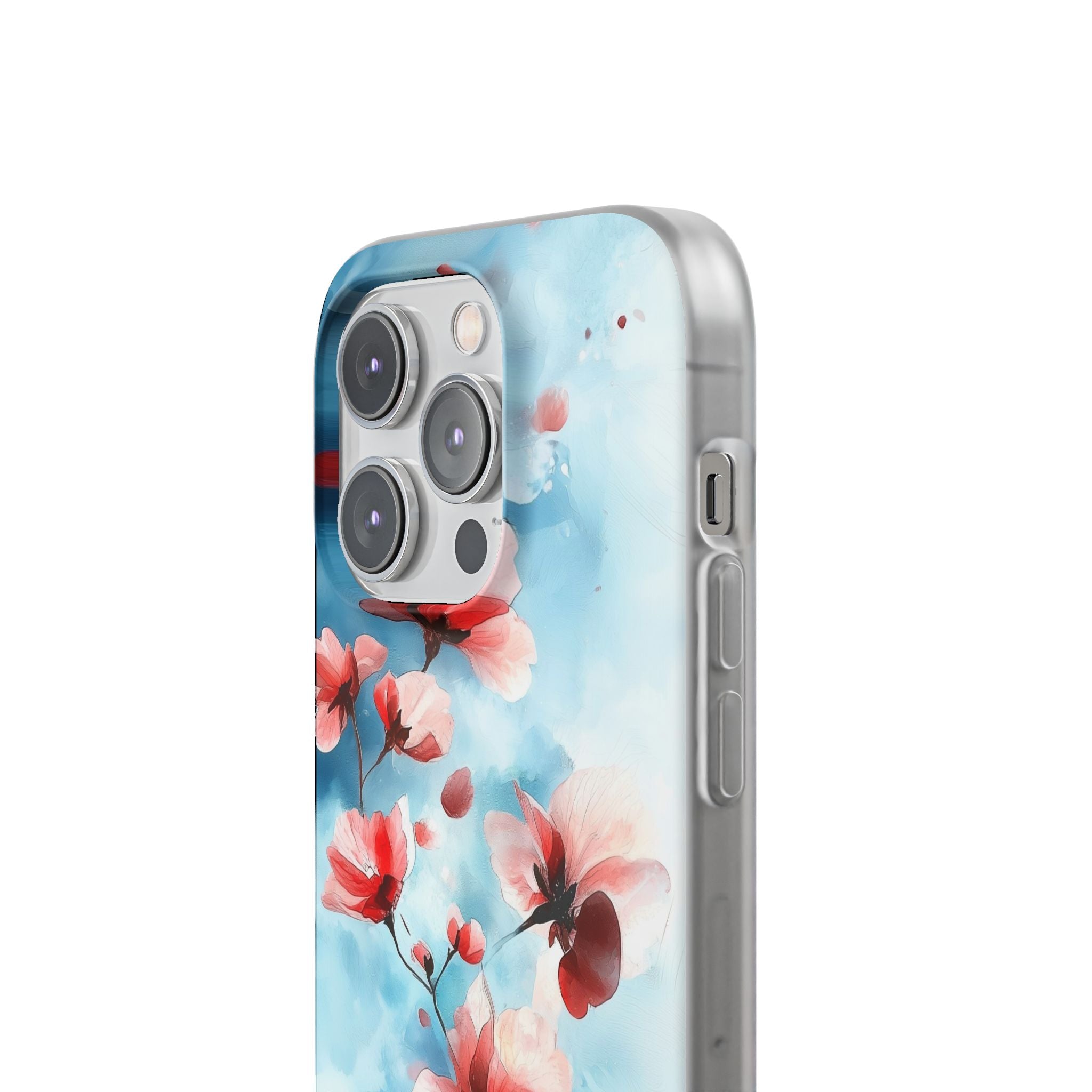 Pink Blossom Drift iPhone 14 Pro Case - Soft