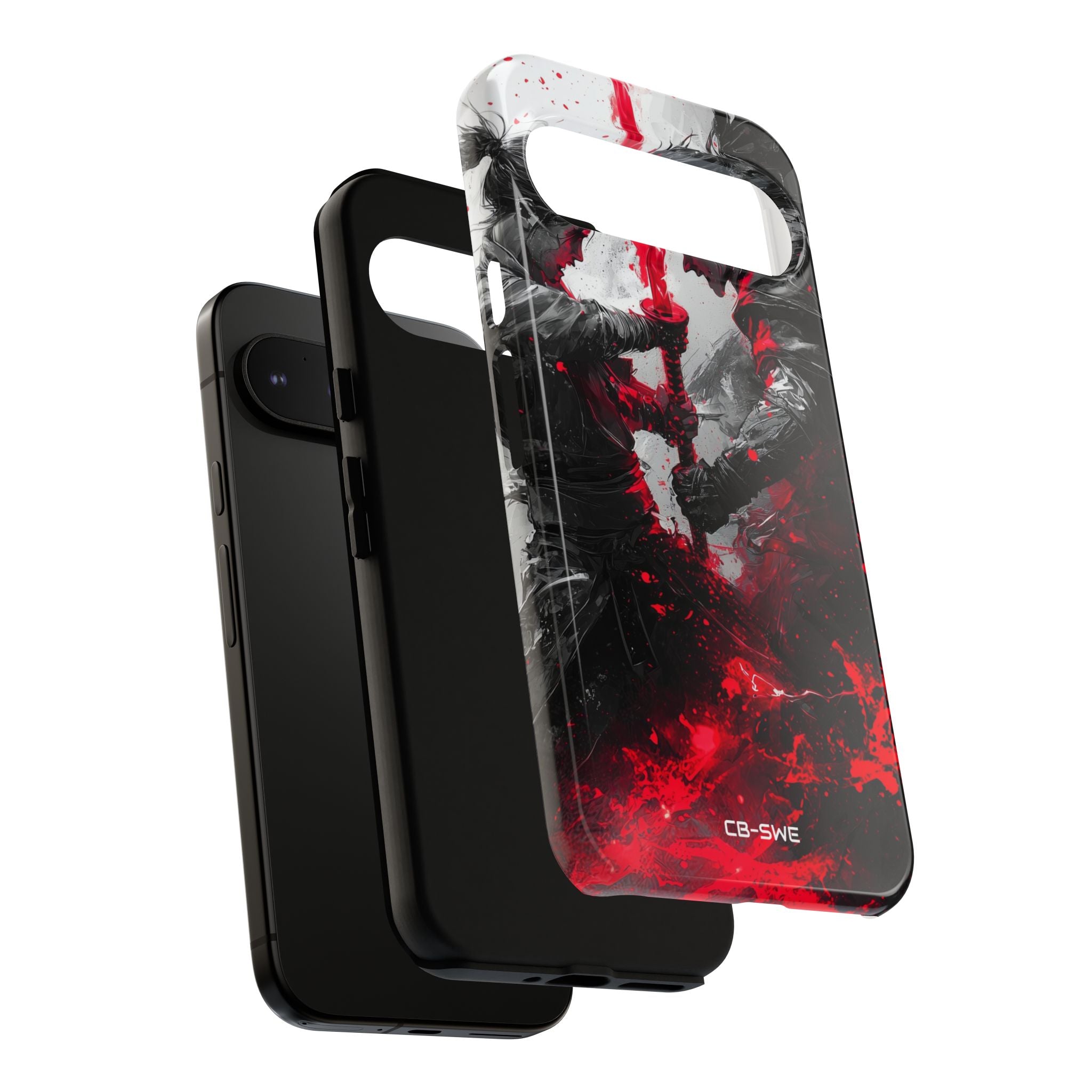 Crimson Blade Clash - Google Pixel Case