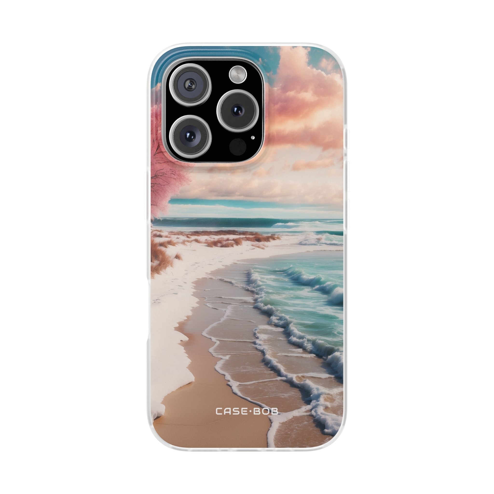 Pink Tree Breeze iPhone 16 Pro Case - Soft