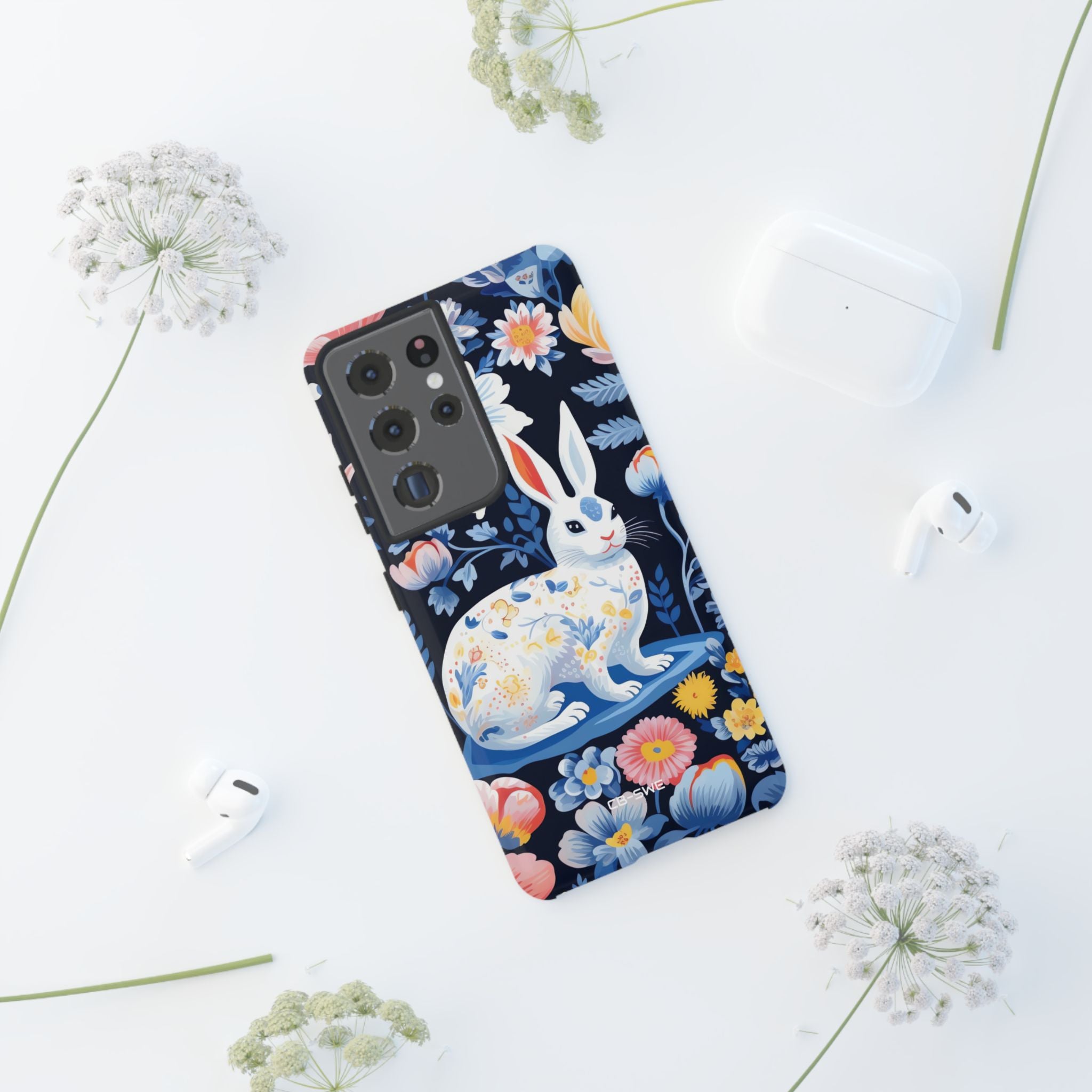 Floral Rabbit Dances - Samsung Case