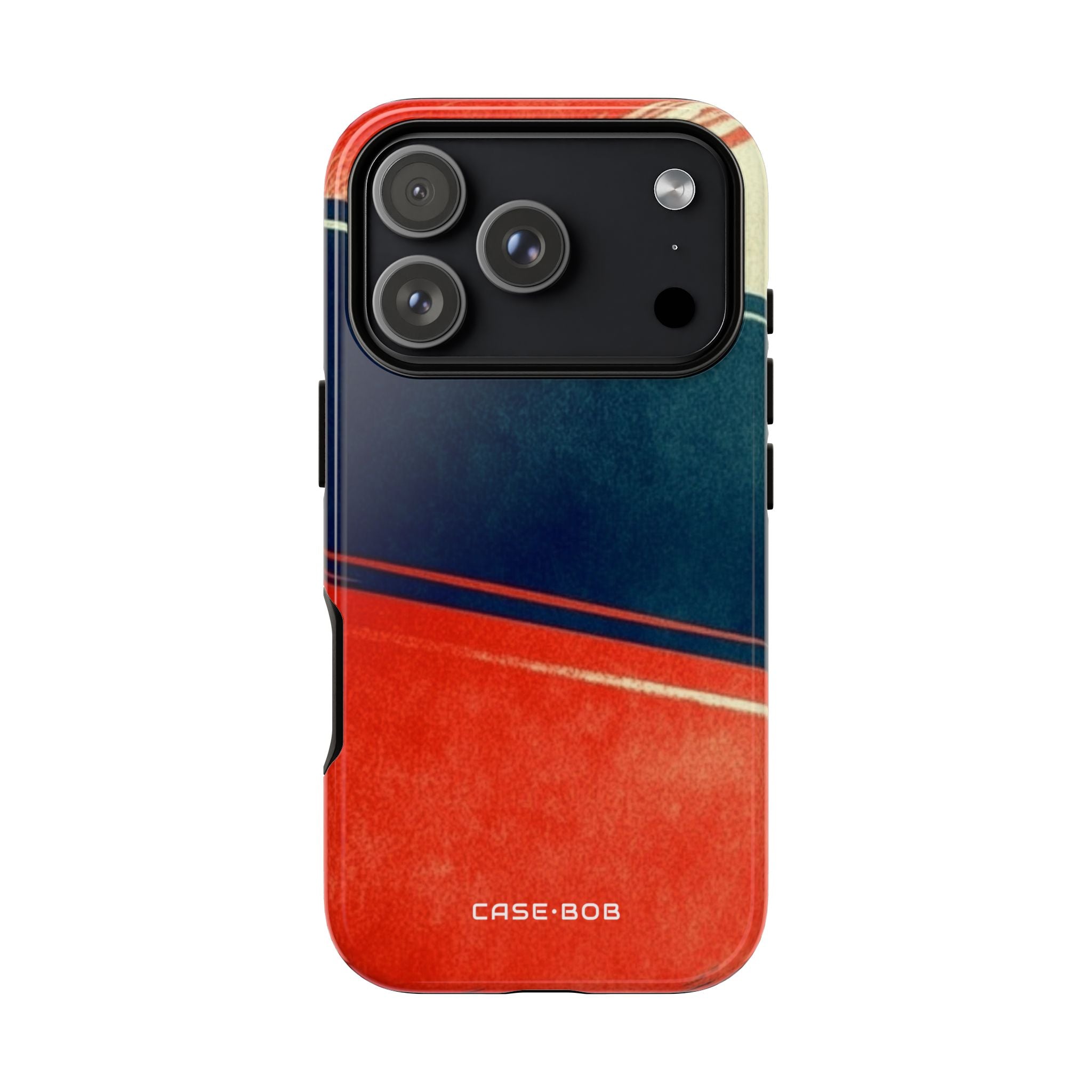 Blue Diagonal Motion iPhone 17 Pro Case - Tough