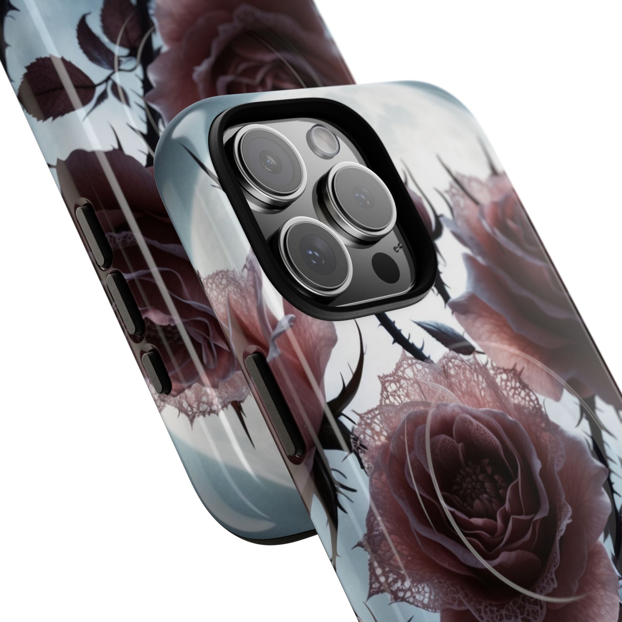 Luminous Rose Thorns iPhone 16 Pro Max Case - Tough+