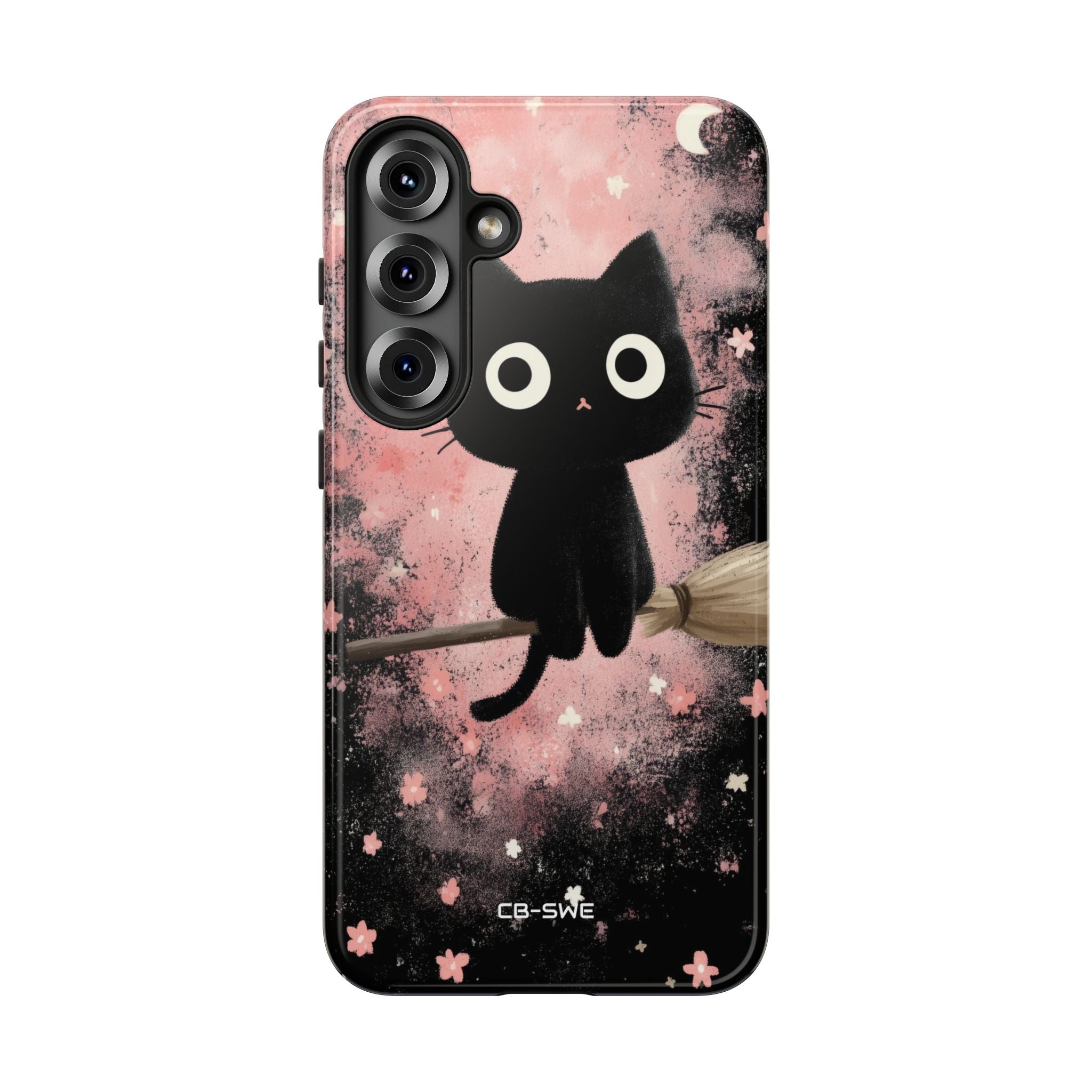 Whimsical Cat Soars - Samsung Case
