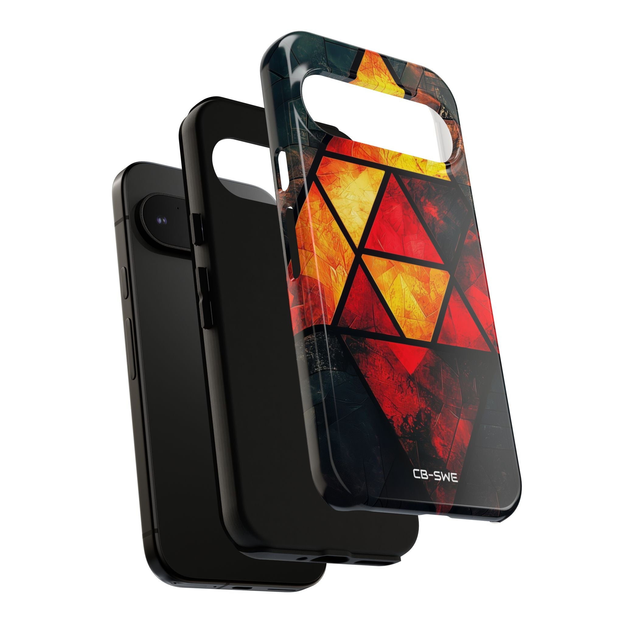 Triangles Illuminate Warmth - Google Pixel Case