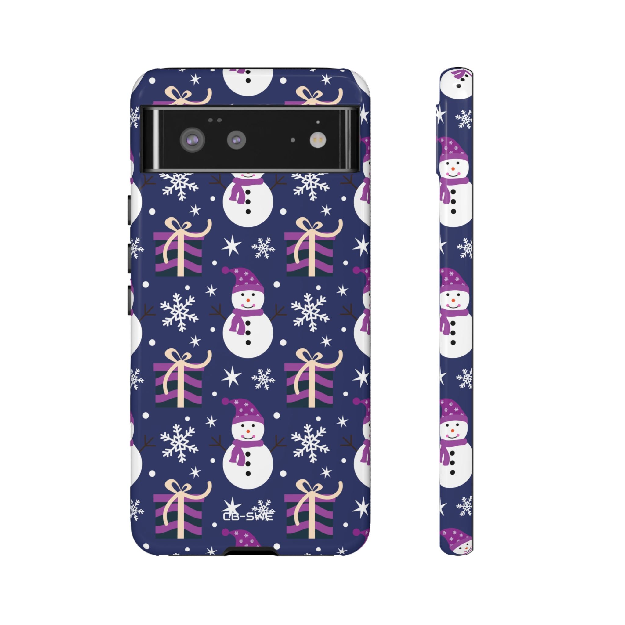 Snowmen Celebrate Joy - Google Pixel Case