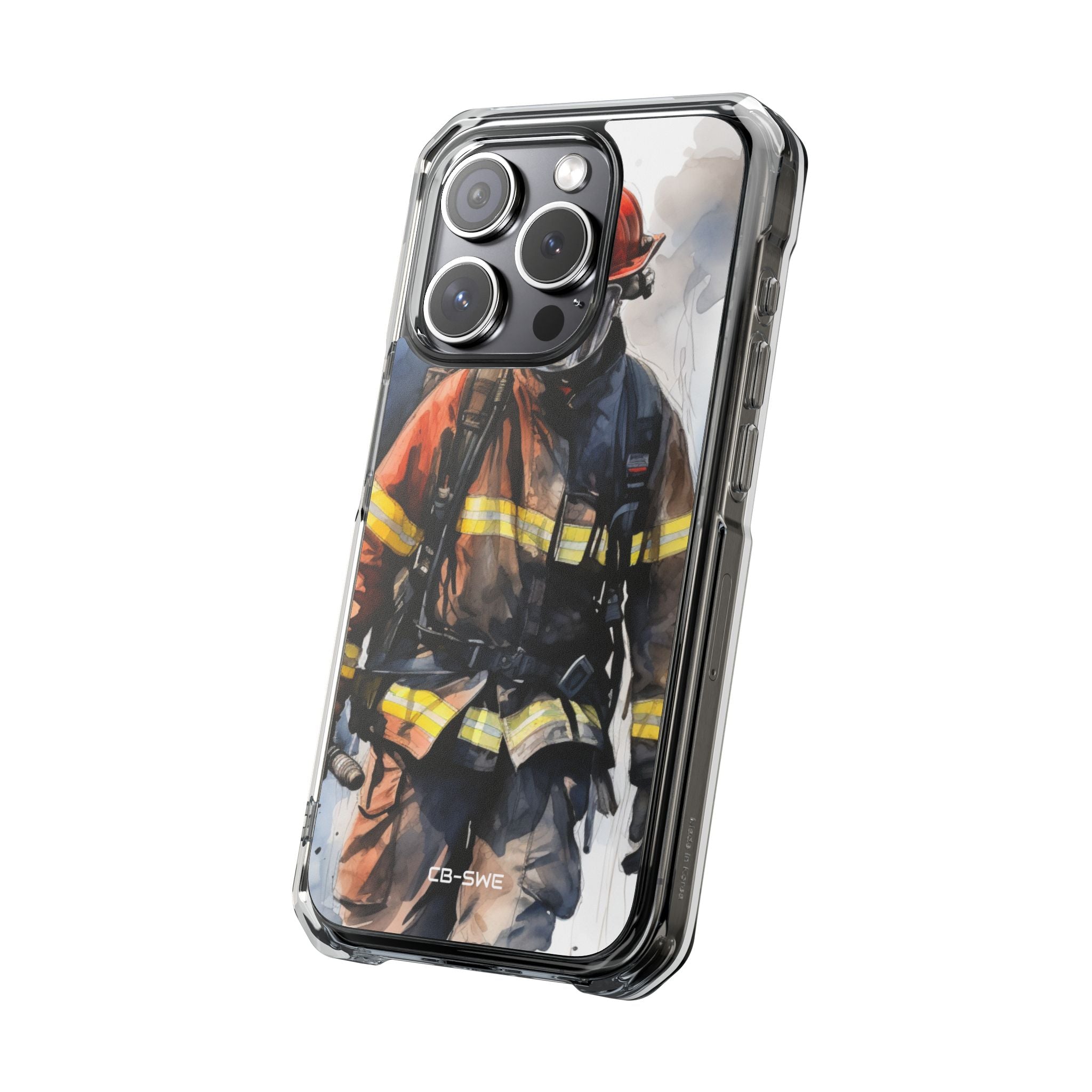 Firefighter In Motion iPhone Case - Impact