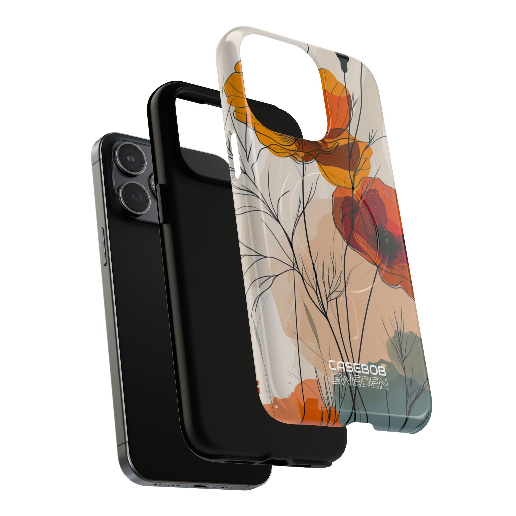 Golden Bloom Dance iPhone 15 - Tough+