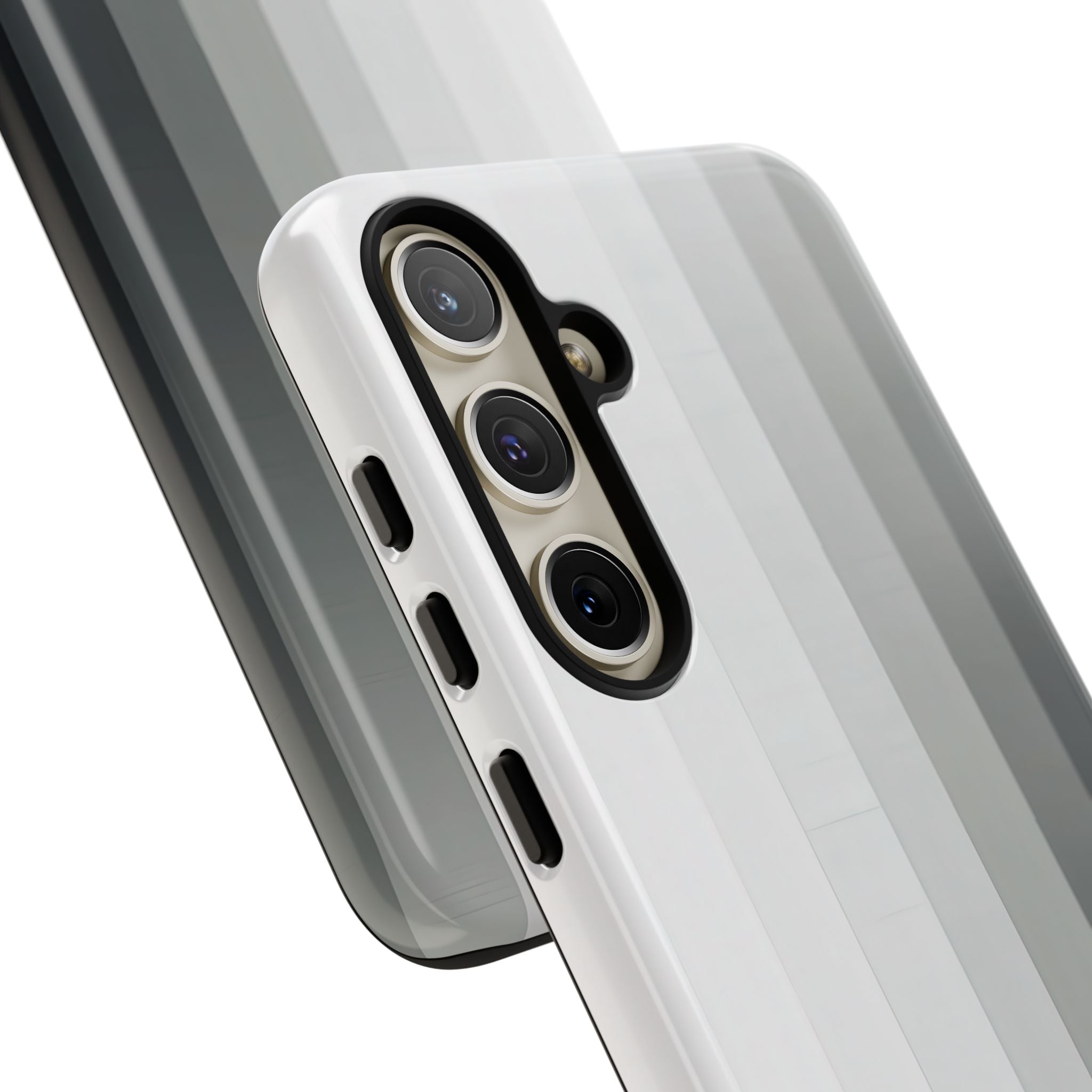 Silver Gradient Stripes Samsung S24 - Tough