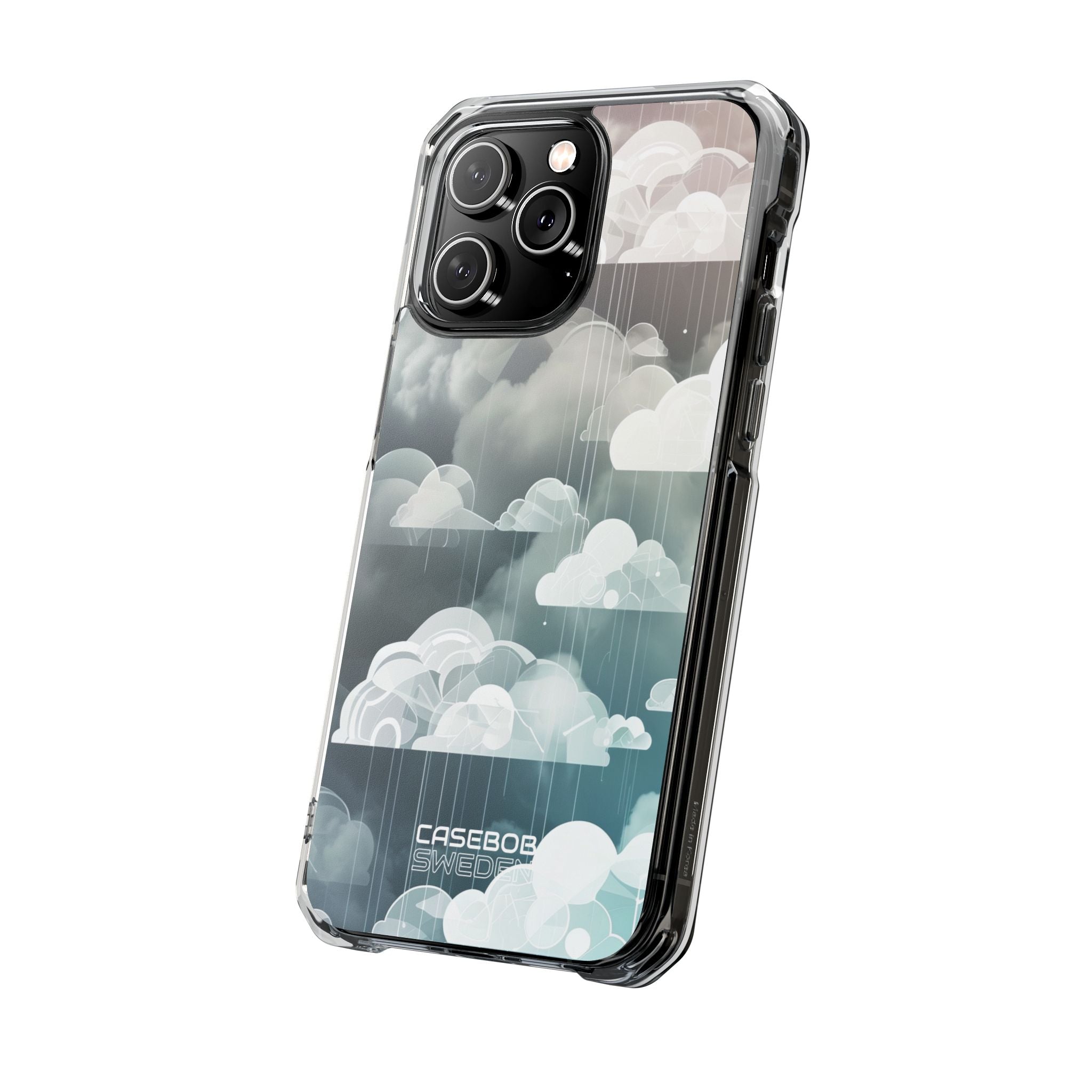 Silver Dream Clouds iPhone 14 - Impact Clear+