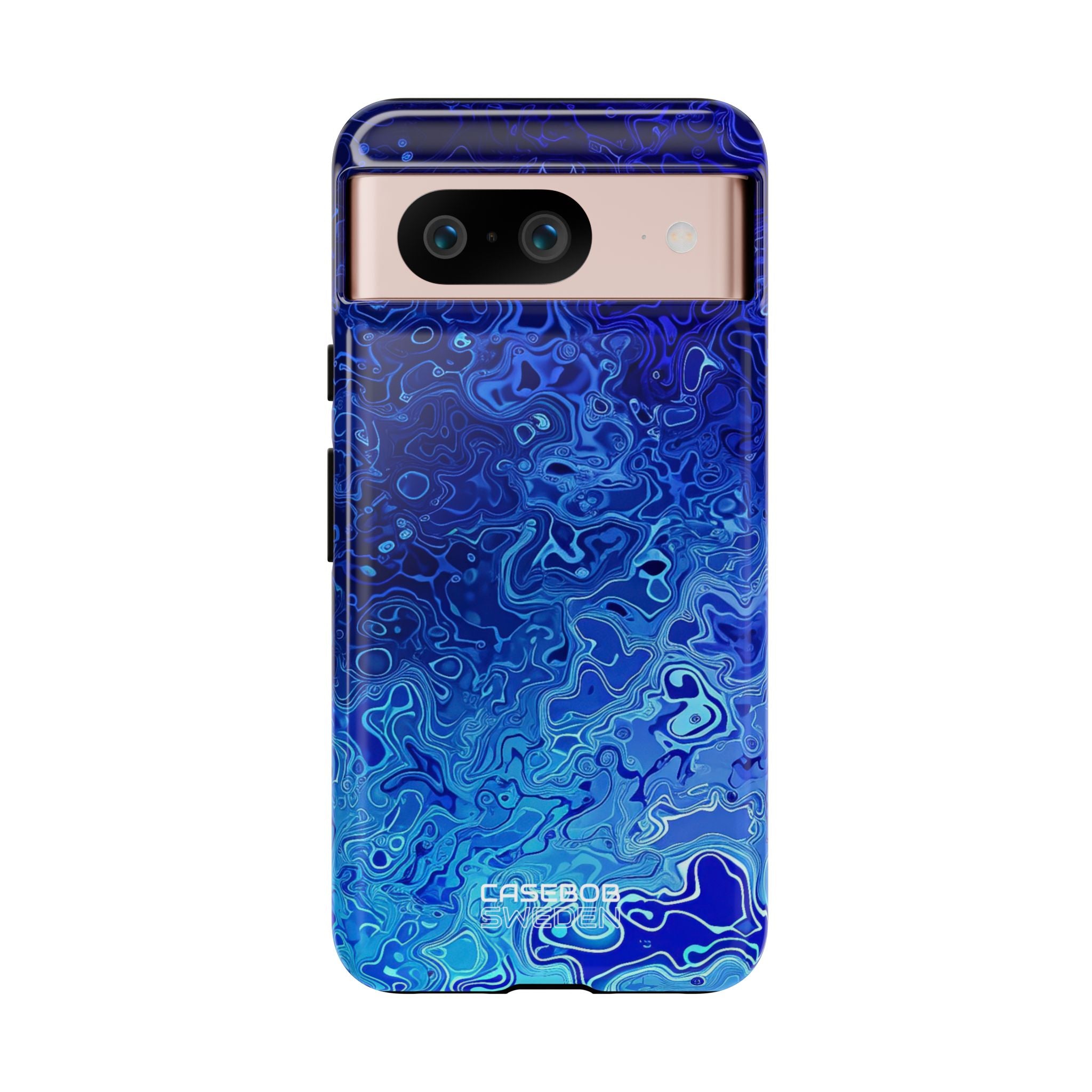 Swirling Blue Currents Google Pixel 8 - Tough