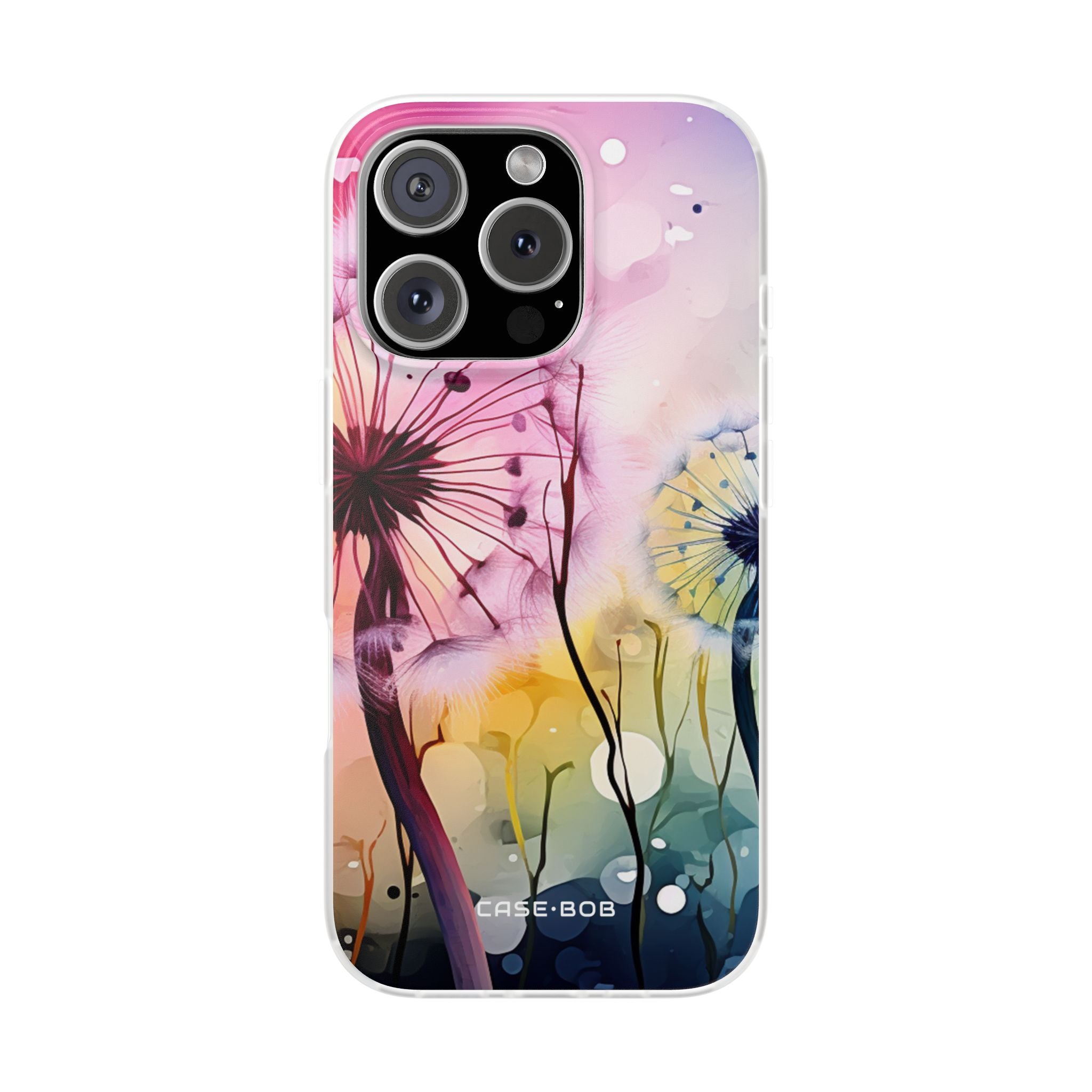 Dandelion Glow iPhone 16 Pro Case - Soft