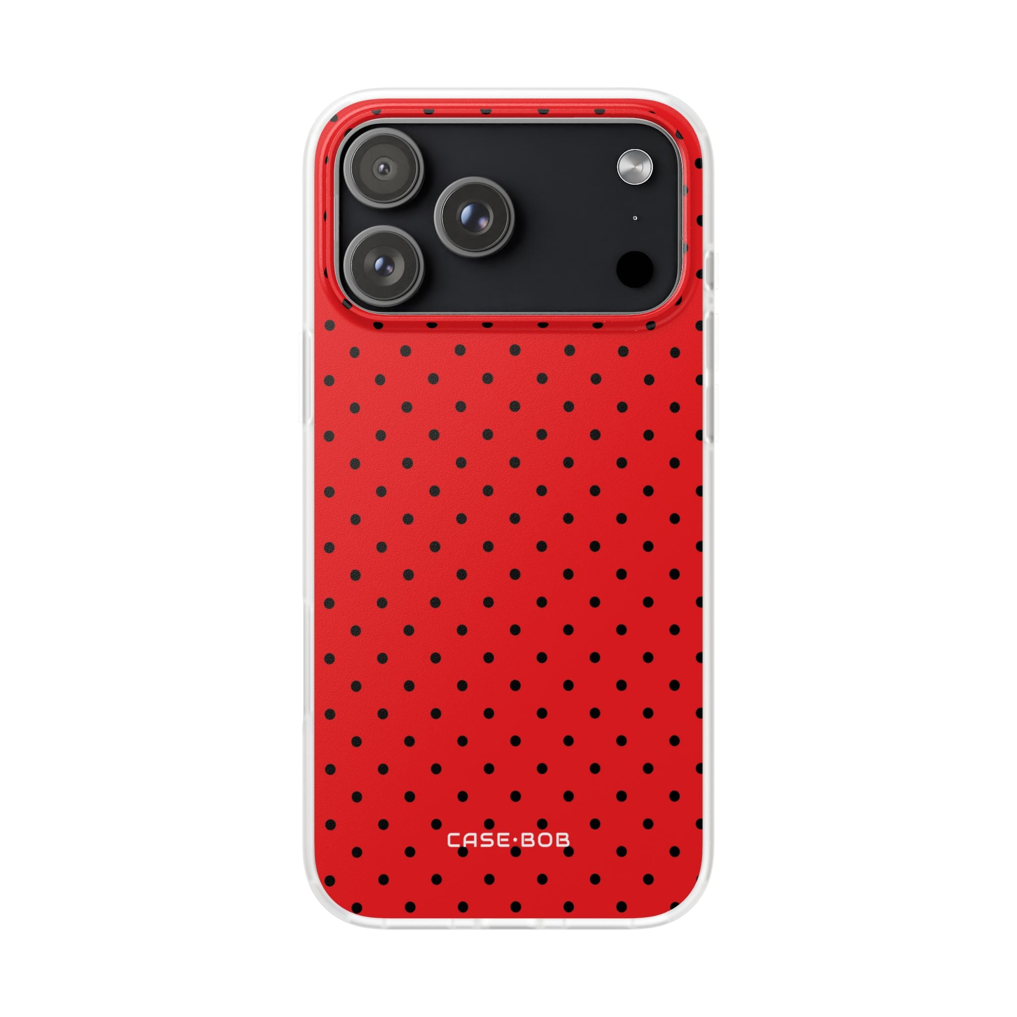 Crimson Dot Matrix iPhone 17 Pro Max Case - Soft