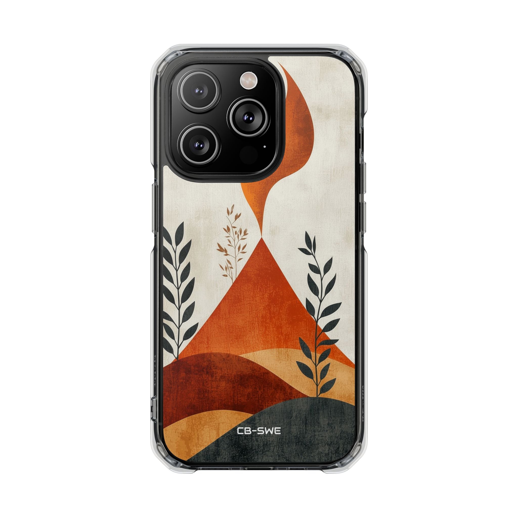 Flames Touch Mountains iPhone Case - Impact