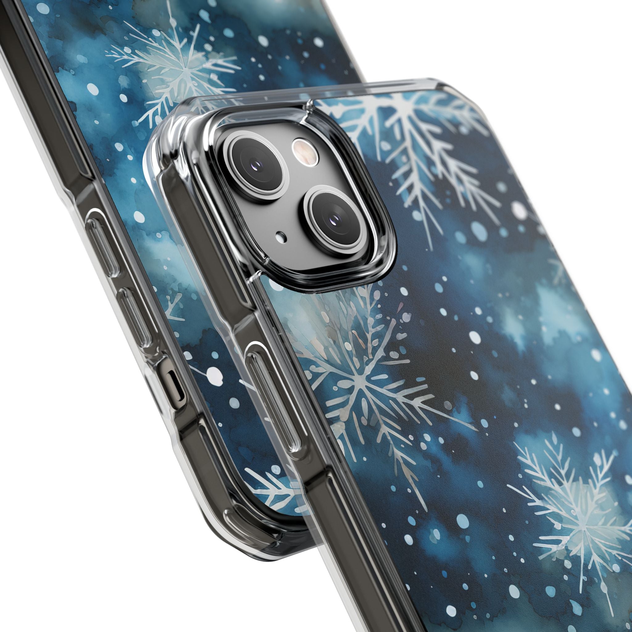 Winter Snowflakes Dance iPhone Case - Impact