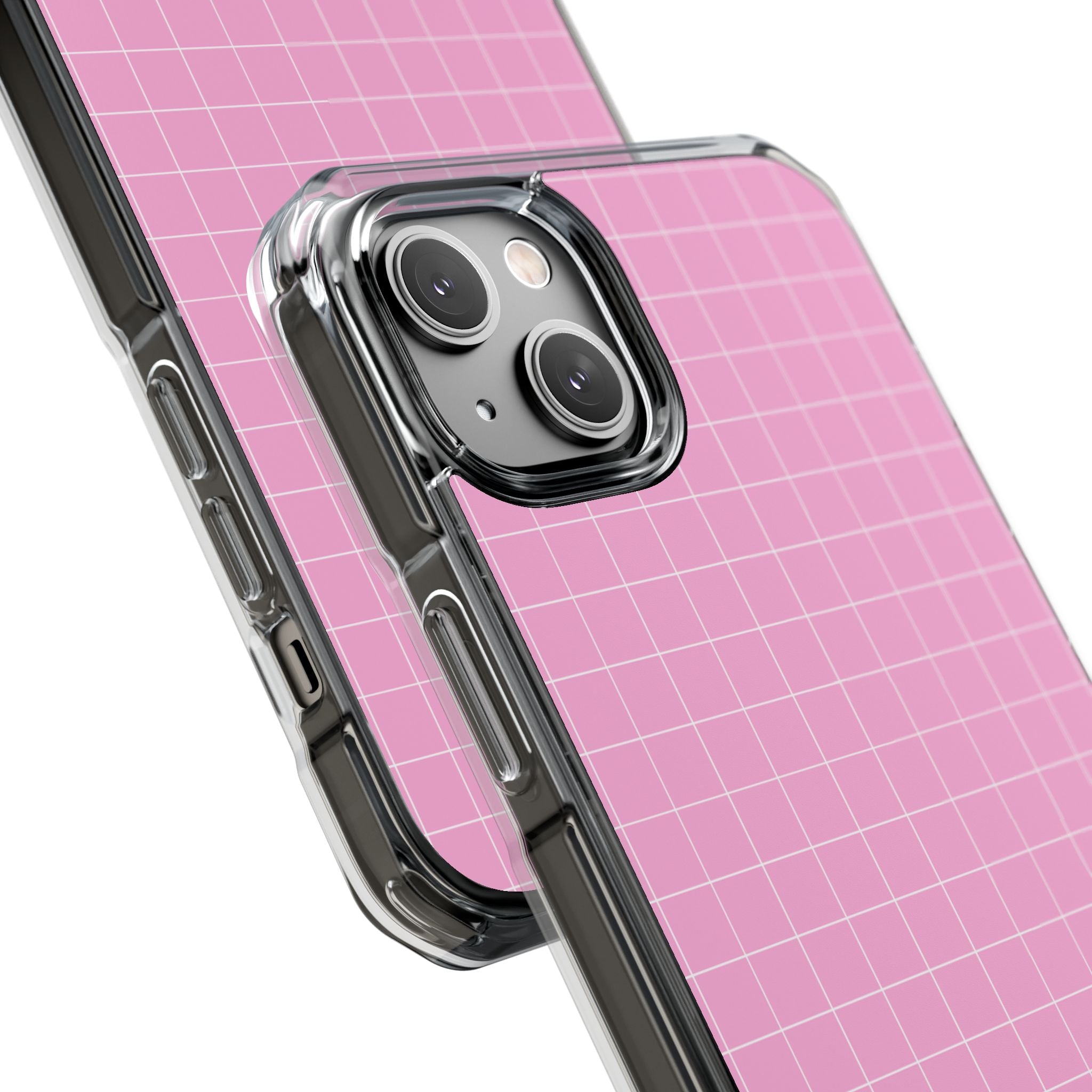 Pink Squares Align iPhone Case - Impact