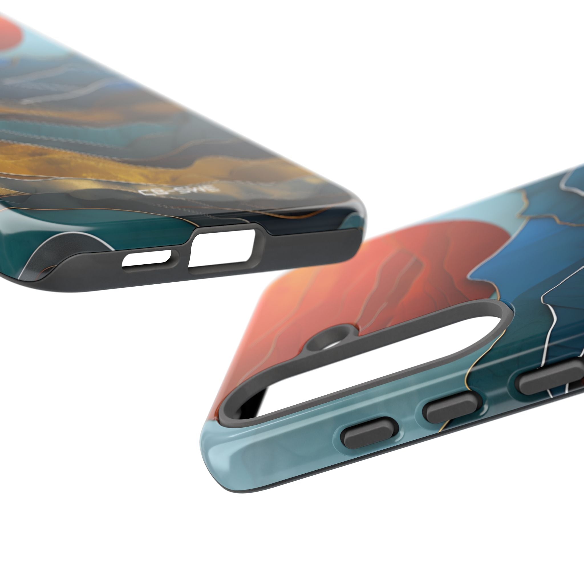 Sunset Geometry Waves - Samsung Case