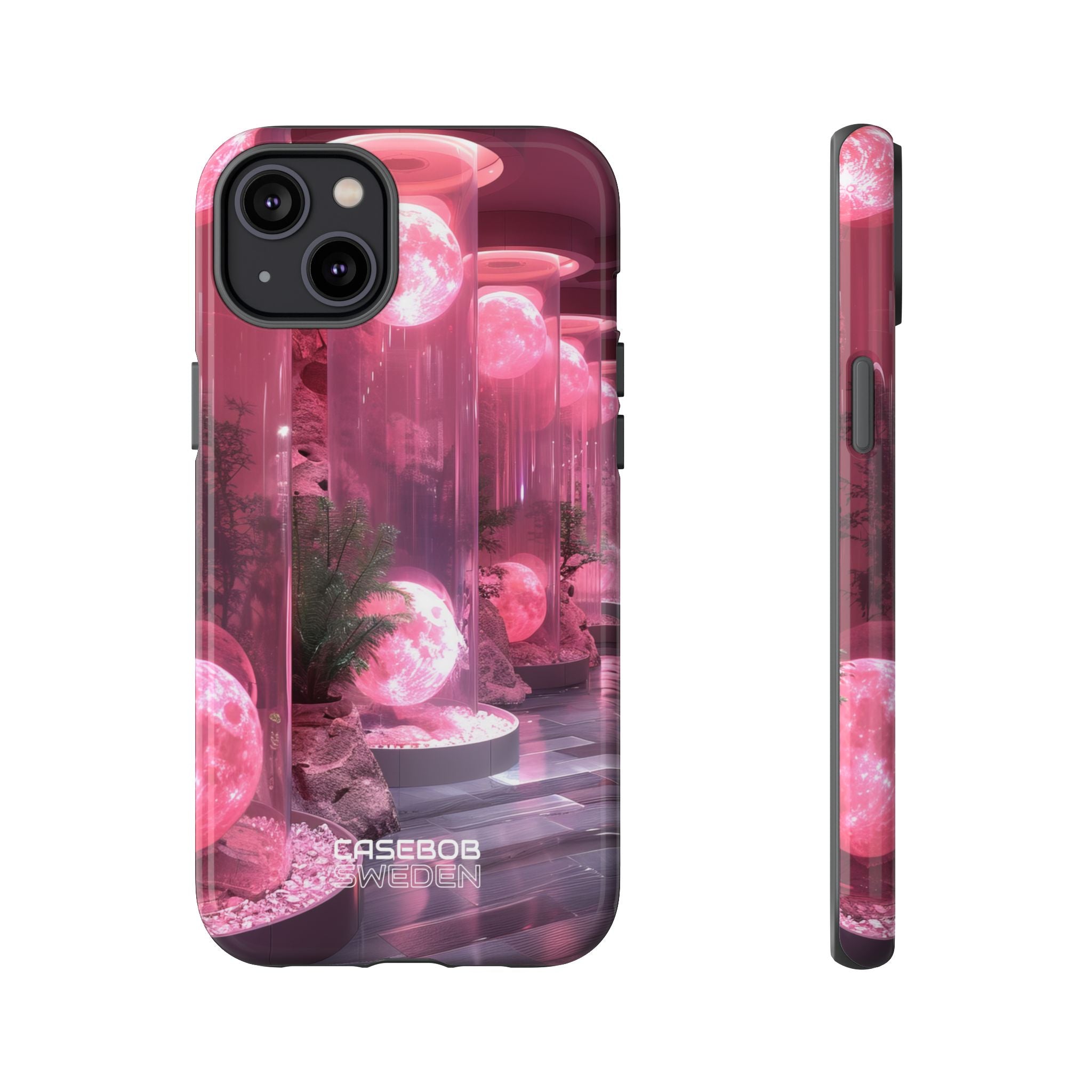 Futuristic Moon Garden iPhone 14 - Tough