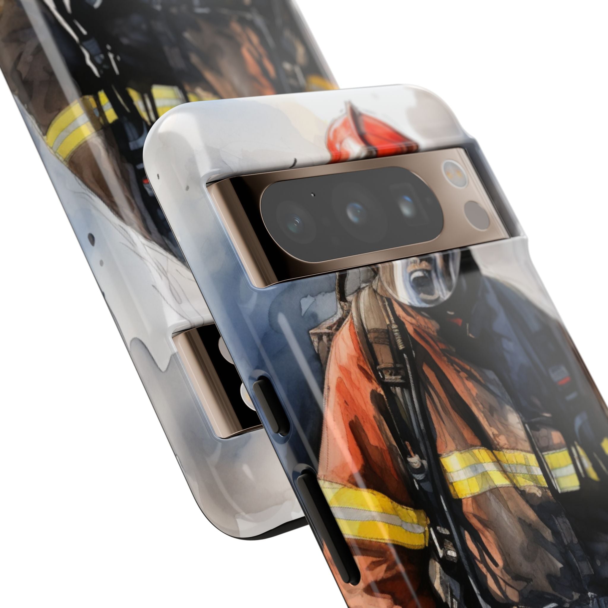 Firefighter In Motion - Google Pixel Case
