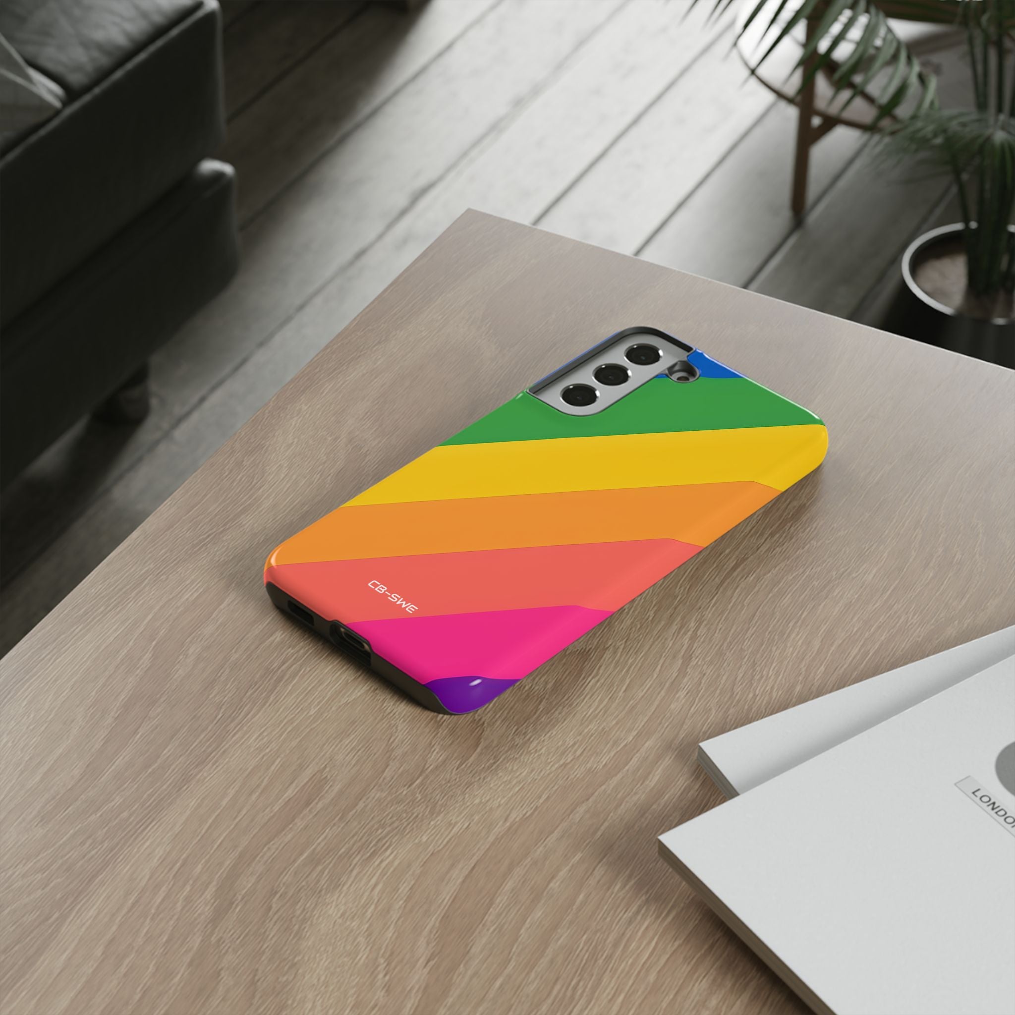 Vibrant Geometric Spectrum - Samsung Case