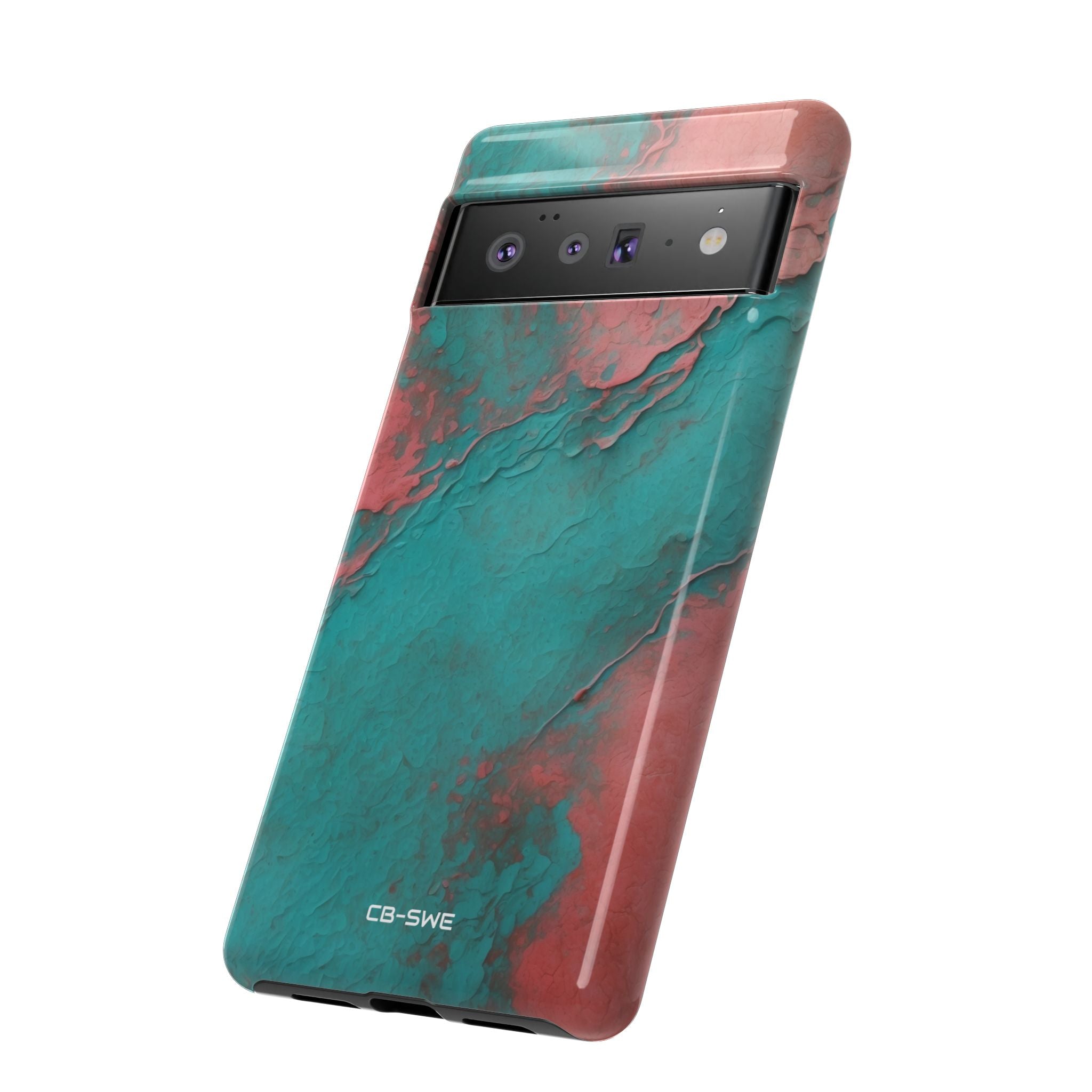 Turbulent Coral Flow - Google Pixel Case