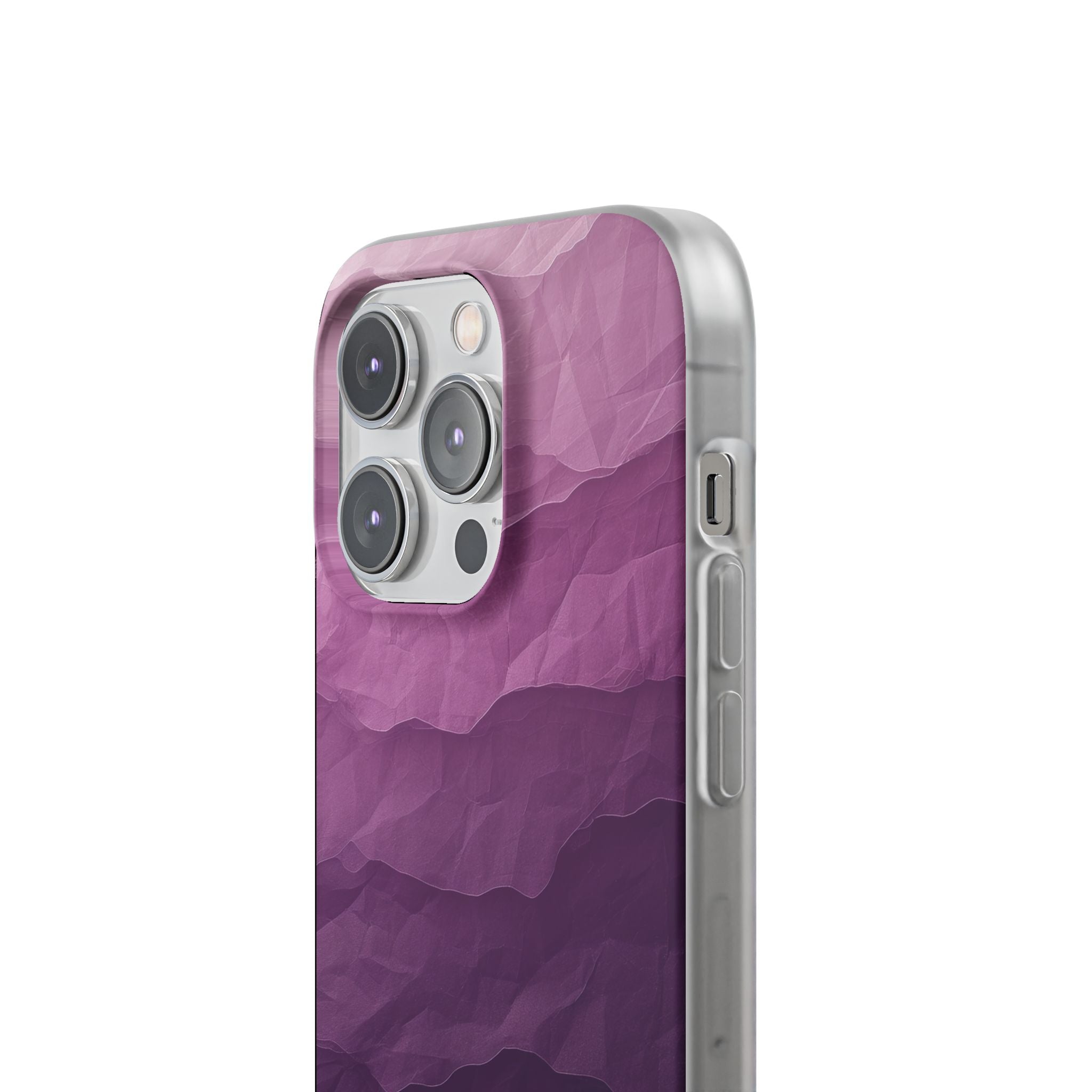 Purple Wave Layers iPhone 14 Pro Case - Soft