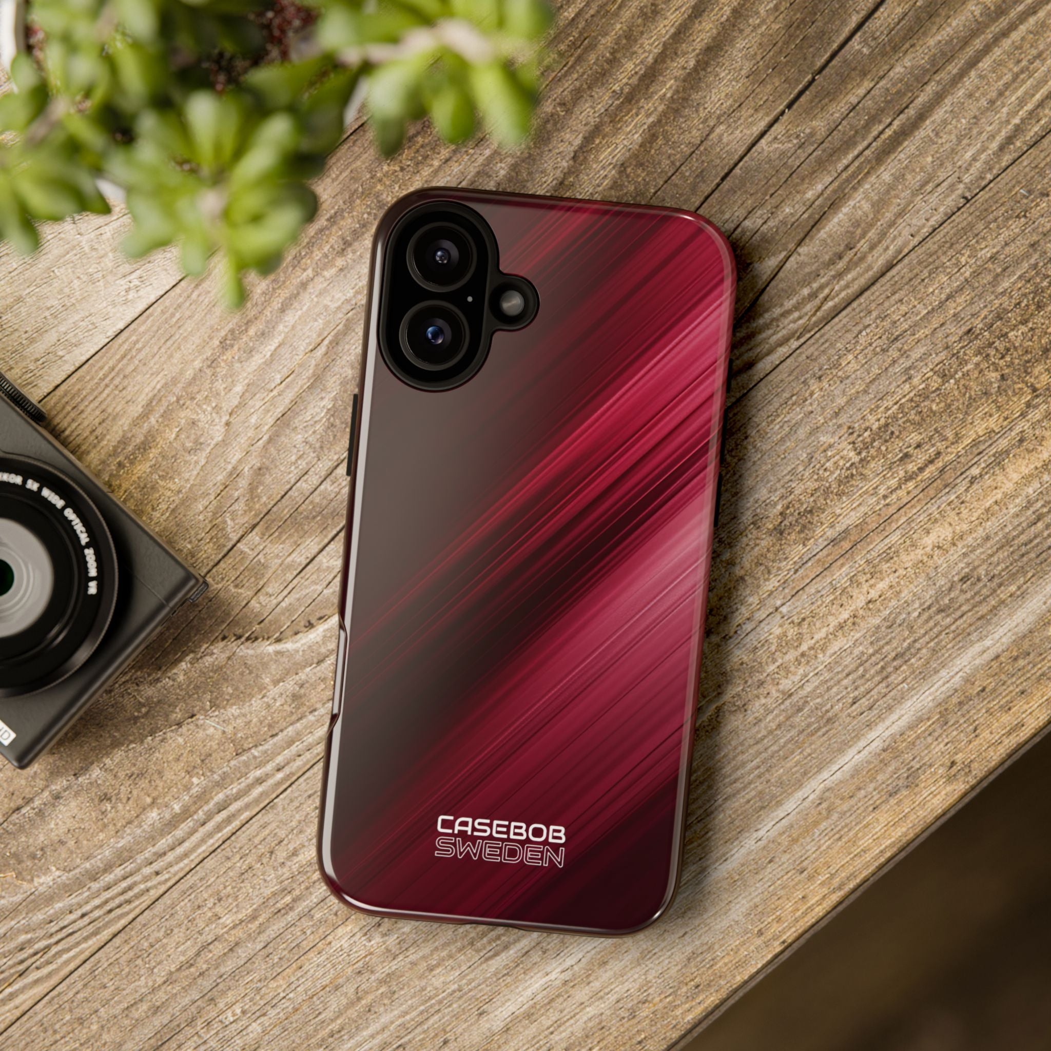 Crimson Drift Motion iPhone 16 - Tough