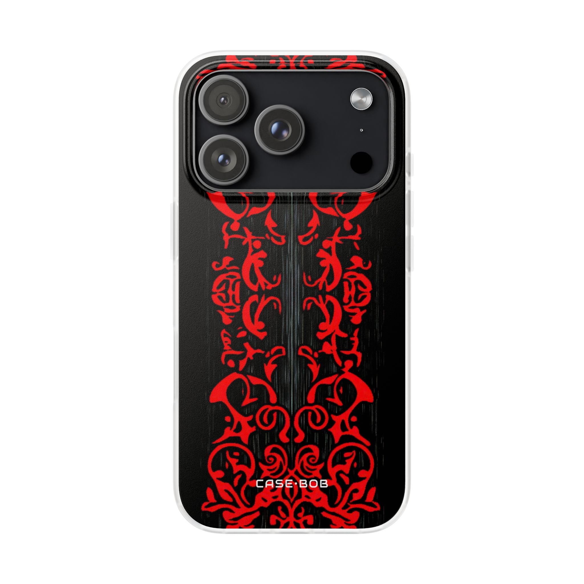 Crimson Spiral iPhone 17 Pro Case - Soft