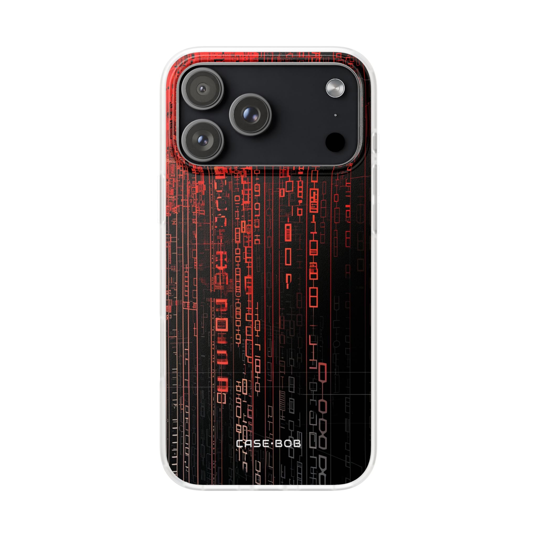 Crimson Glyphs iPhone 17 Pro Max Case - Soft
