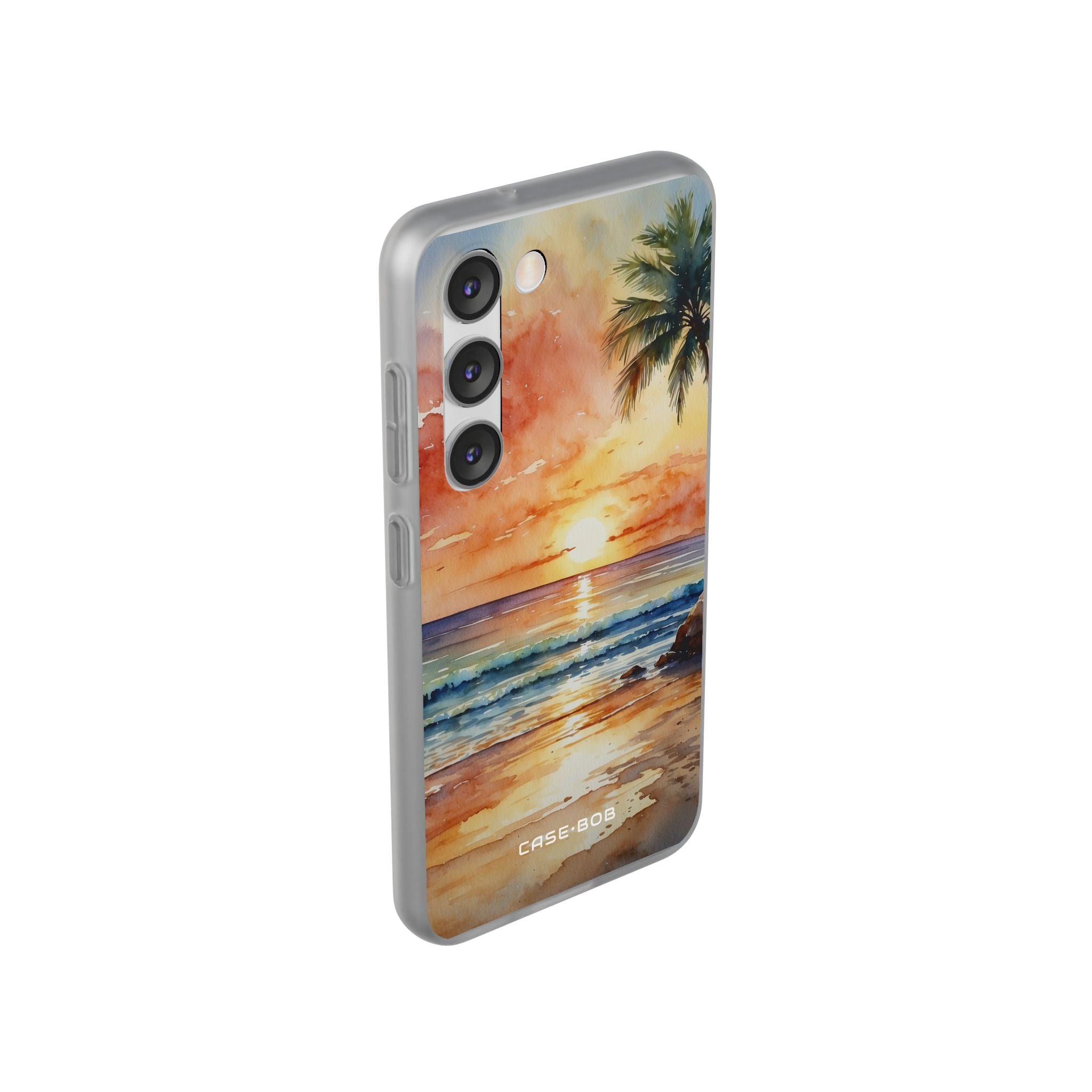 Sunset Palm Samsung S23 Case - Soft