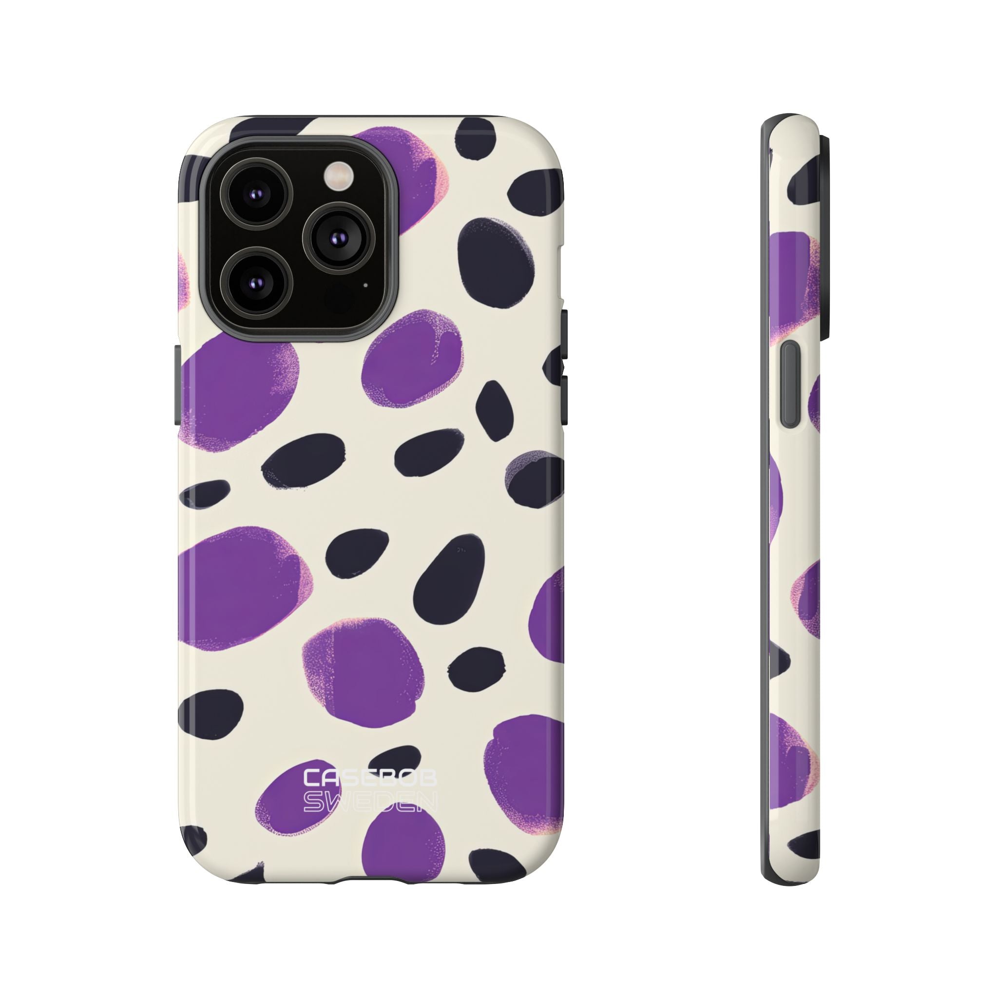 Purple Pebble Dance iPhone 14 - Tough