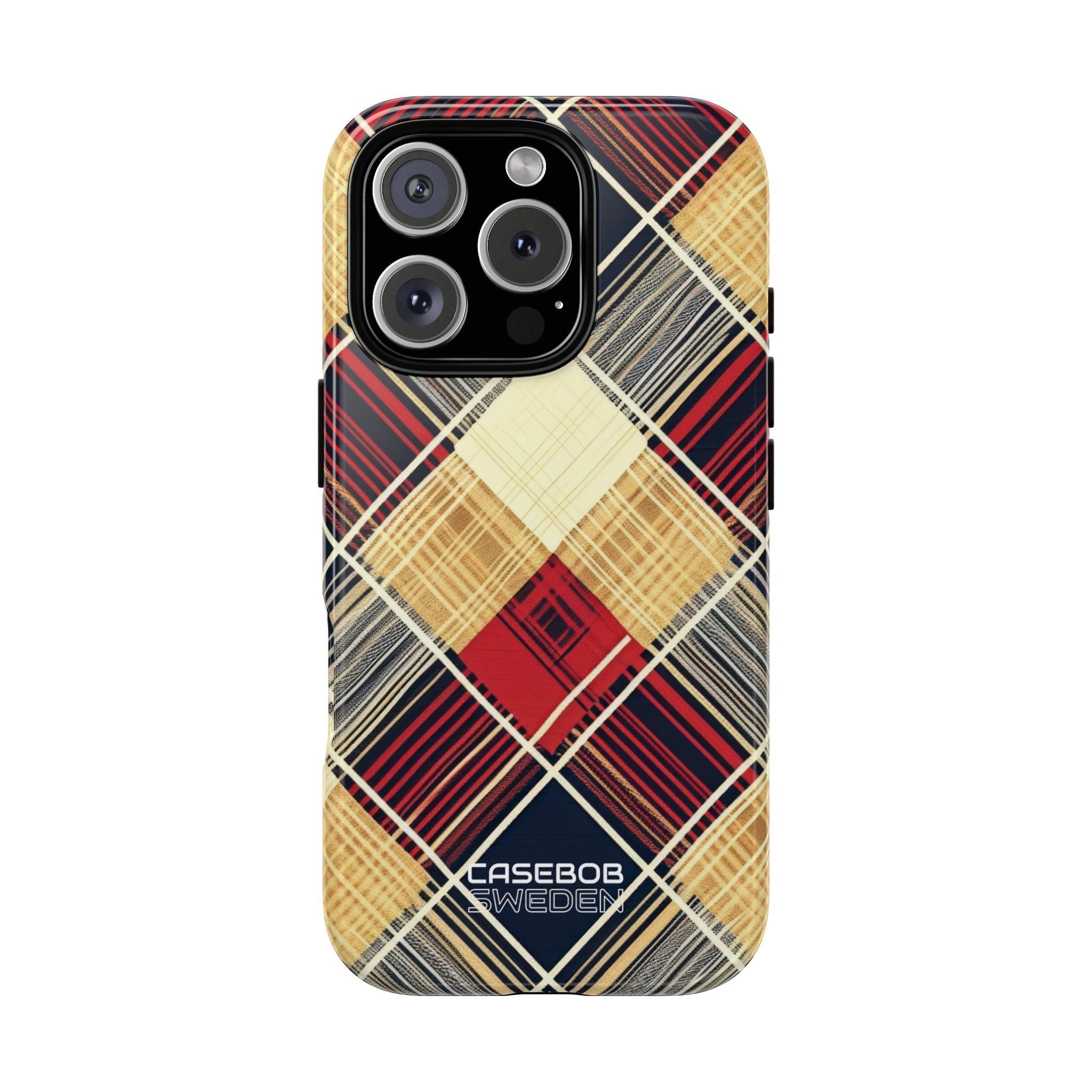 Plaid Diamond Tapestry iPhone 16 - Tough