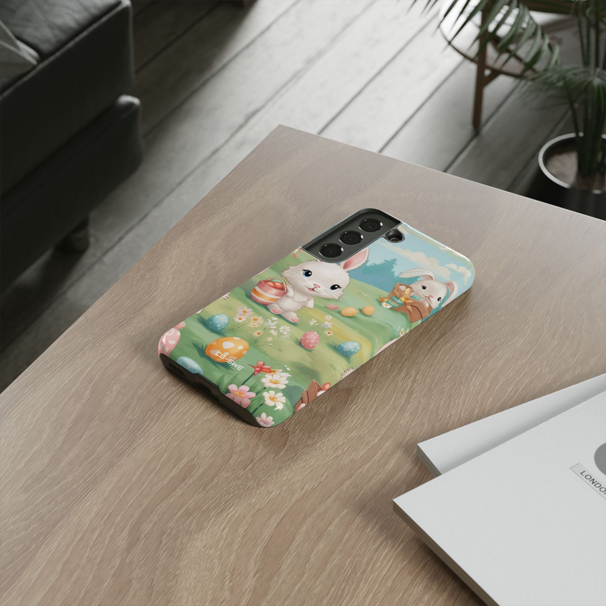 Bunnies Hunt Eggs - Samsung Case
