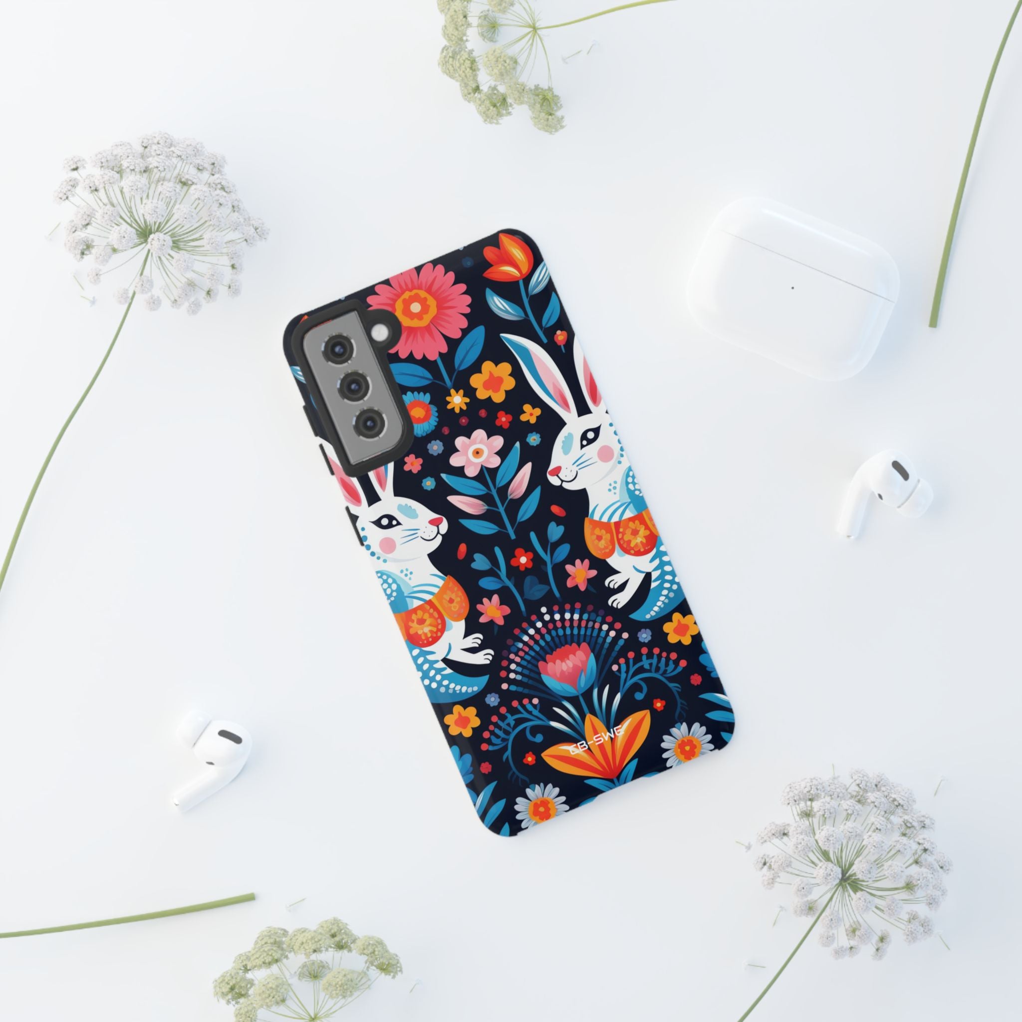 Bunnies Hop Flowers - Samsung Case