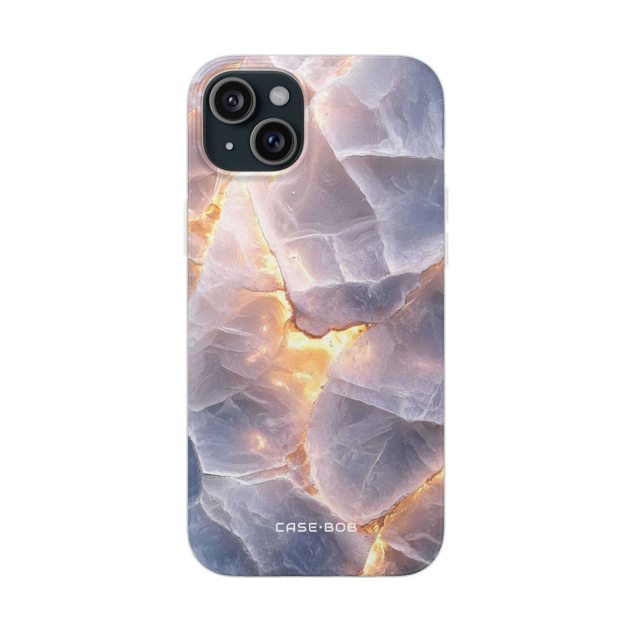 Crystal Veins iPhone 15 Plus Case - Soft