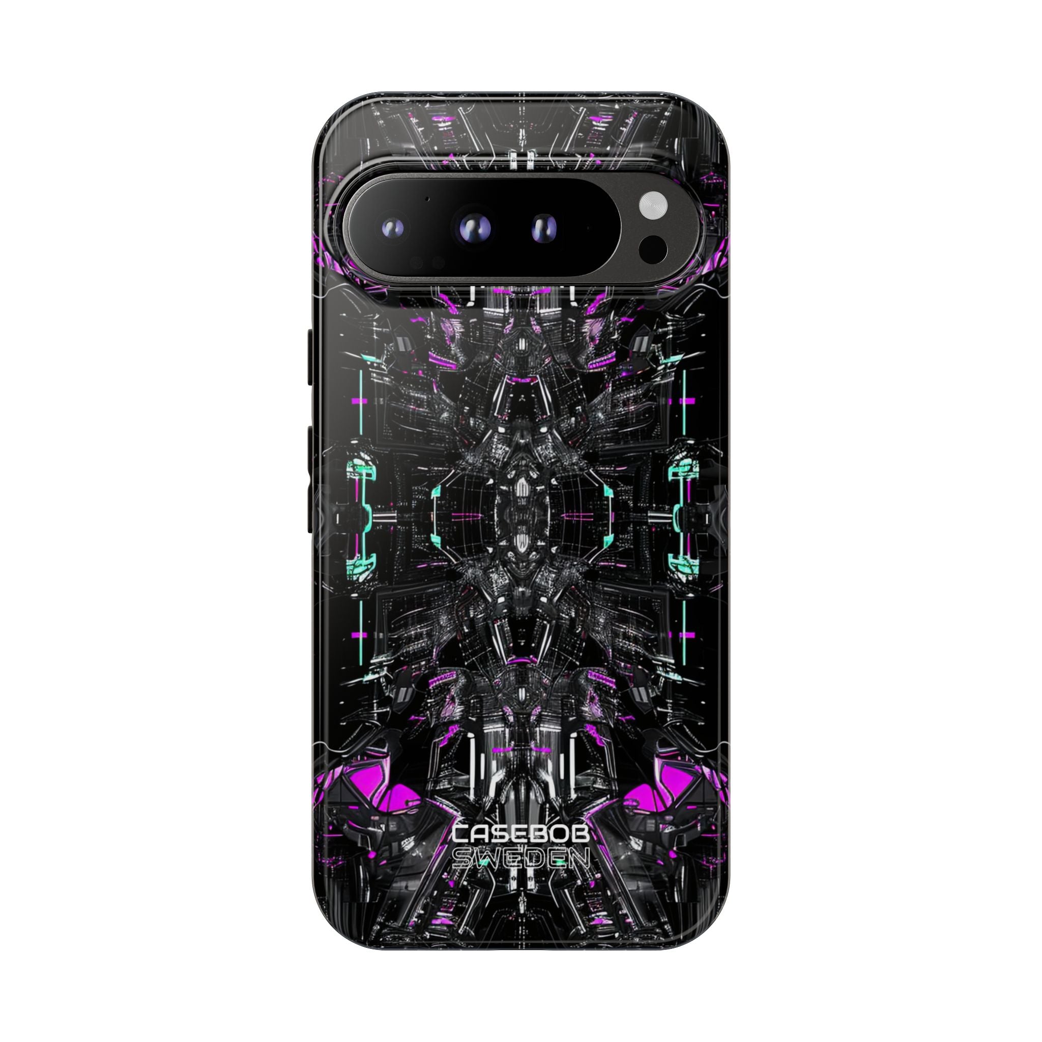 Cybernetic Neon Nexus Google Pixel 9 - Resistente