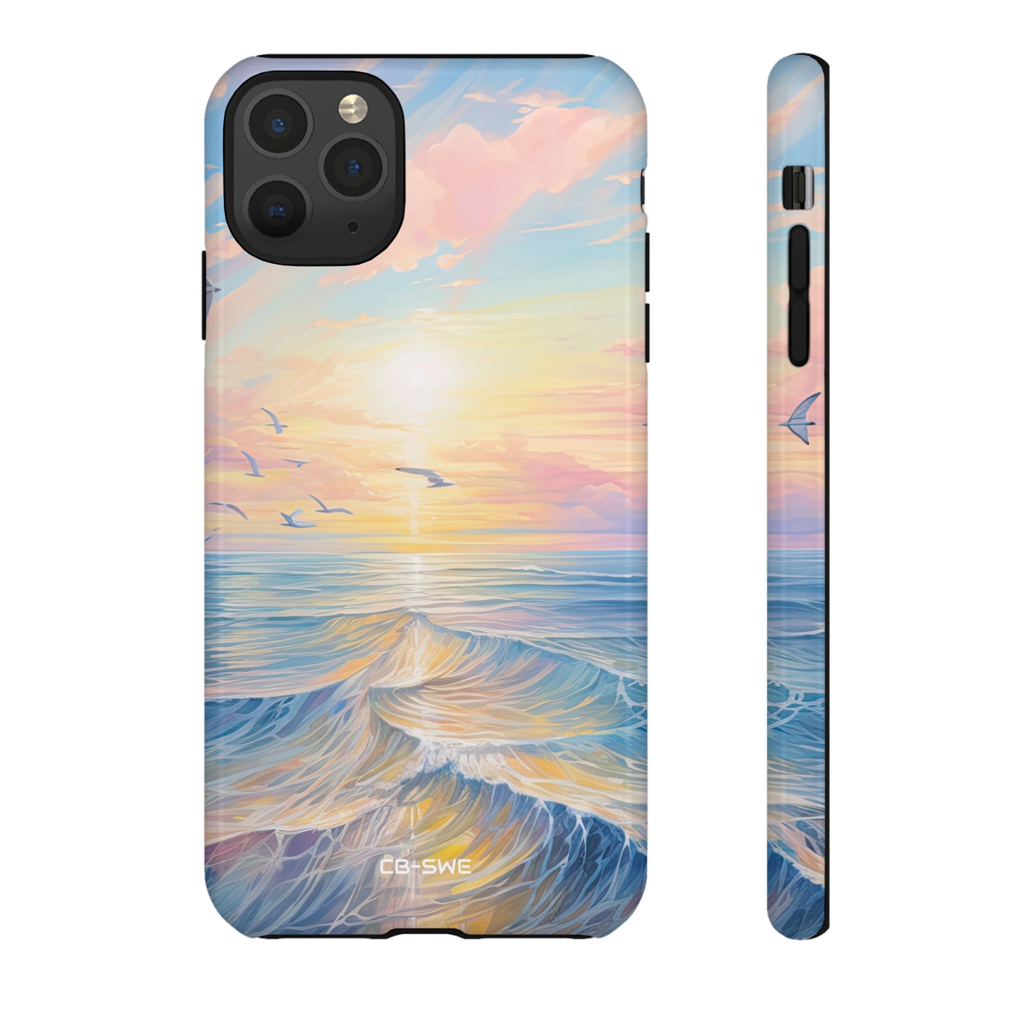 Gentle Waves Embrace - iPhone Case