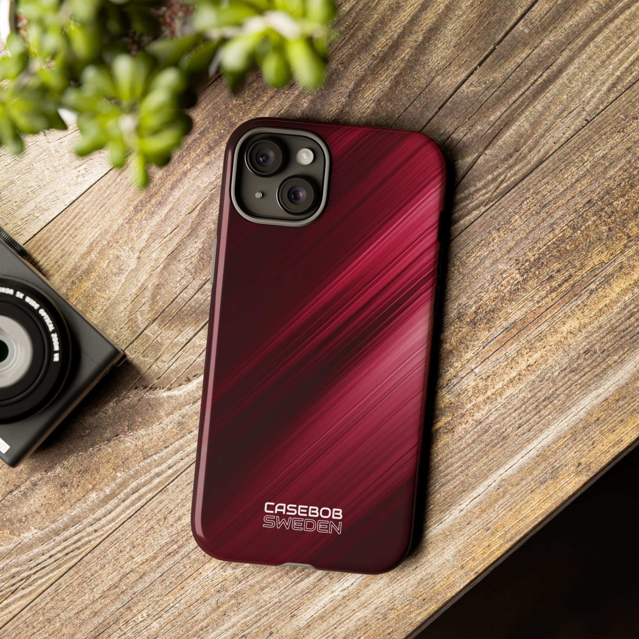 Crimson Drift Motion iPhone 15 - Tough