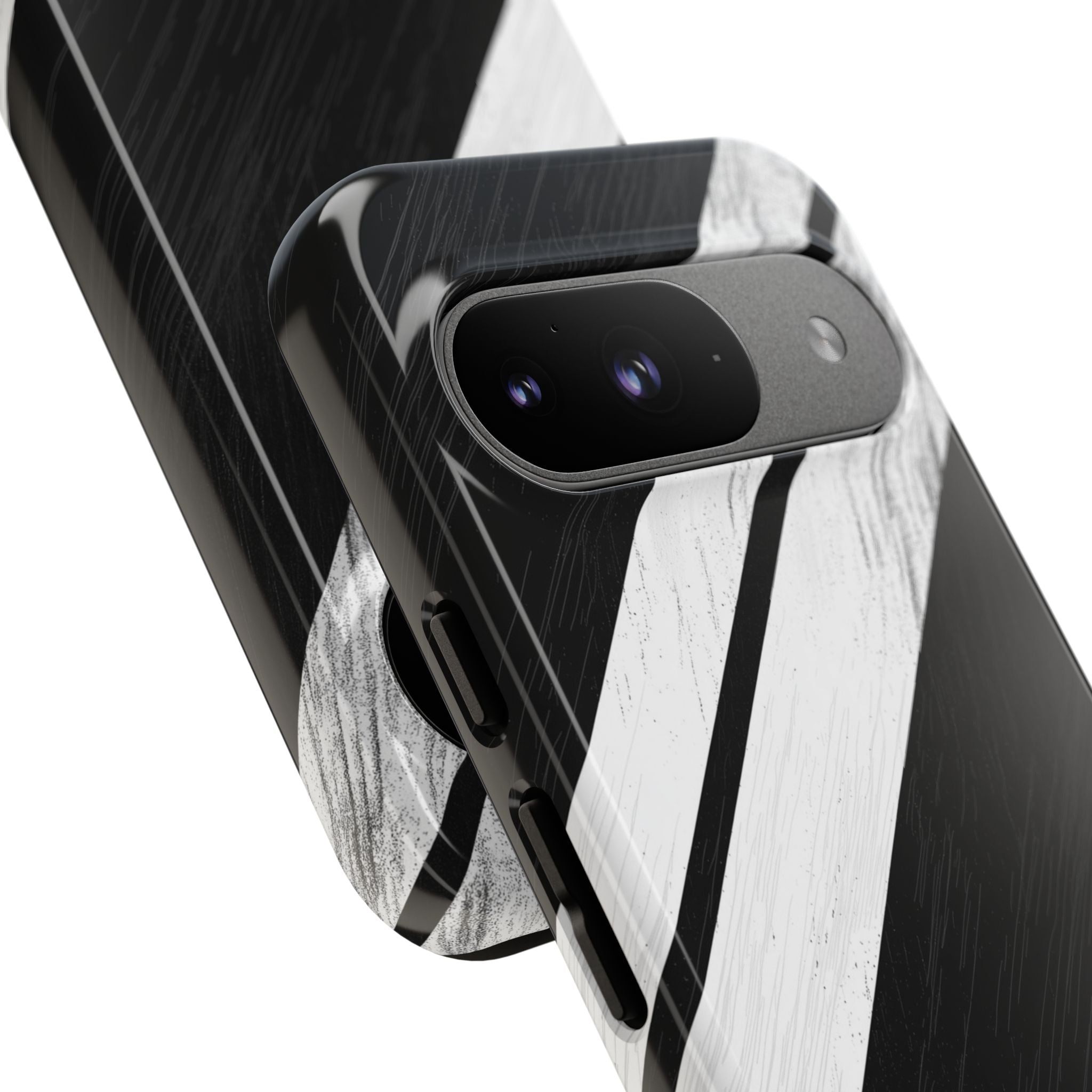 Distressed Stripe Motion Google Pixel 9 Case - Tough