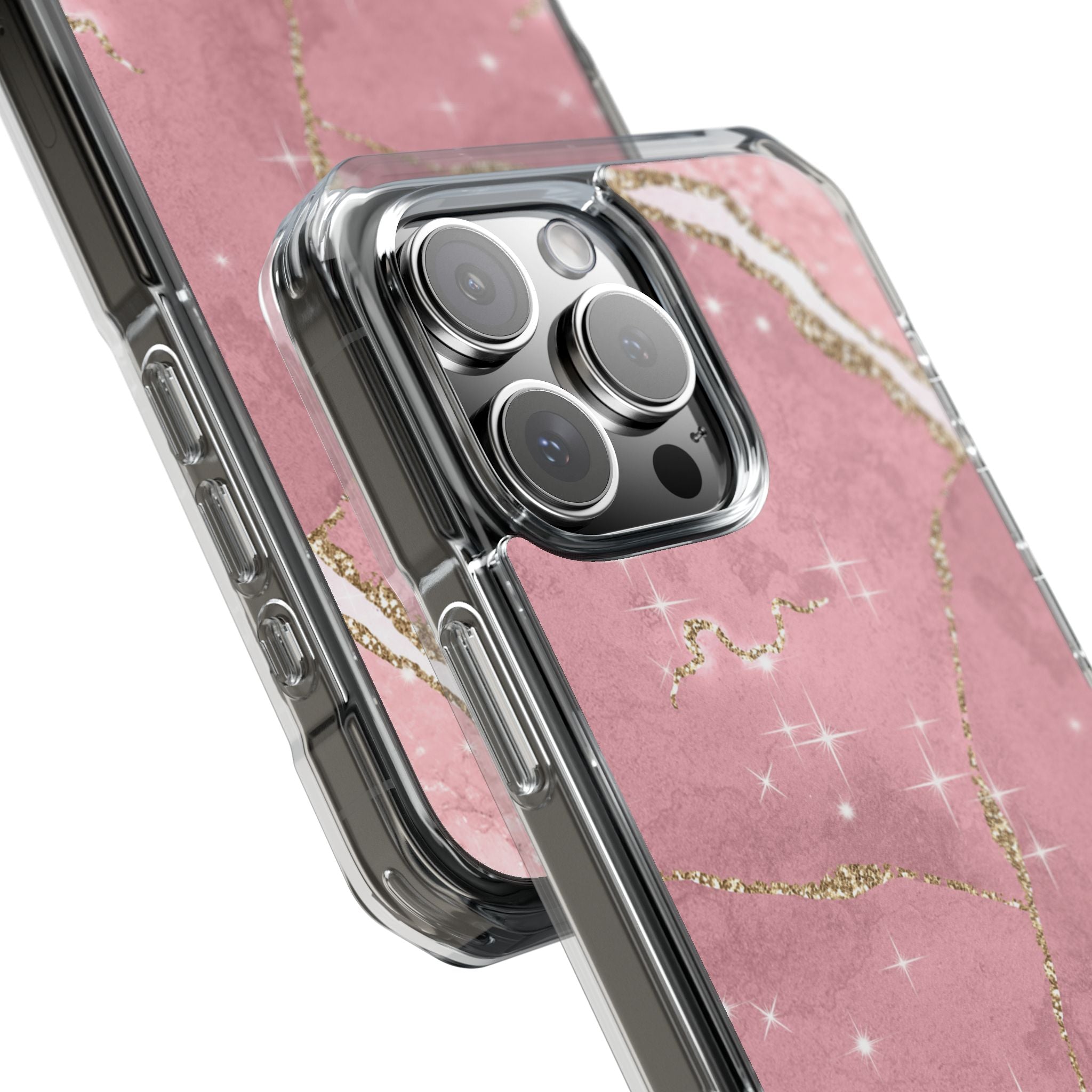 Pink Marble Luxe iPhone Case - Impact
