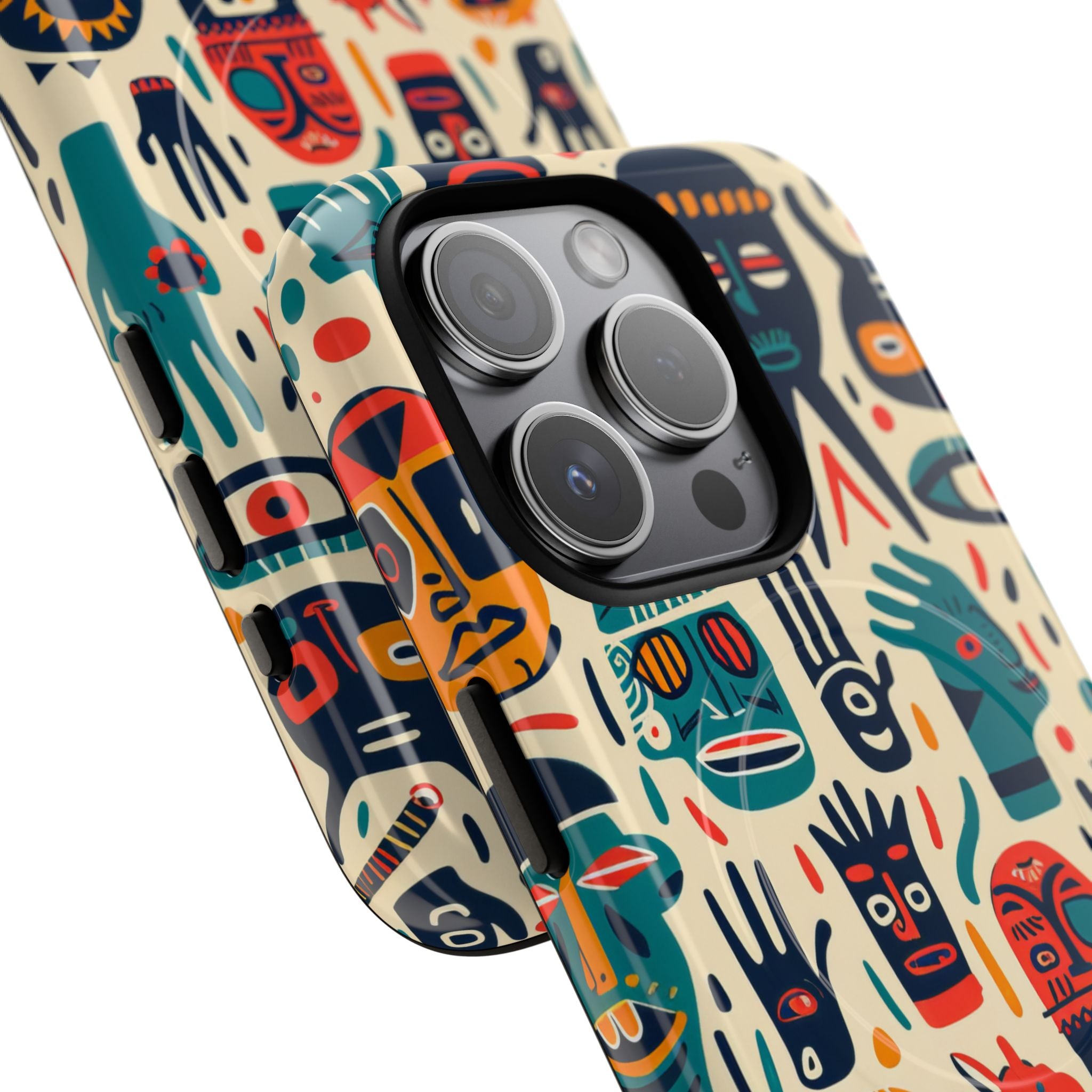 Vivid Faces iPhone 15 Pro Case - Tough+