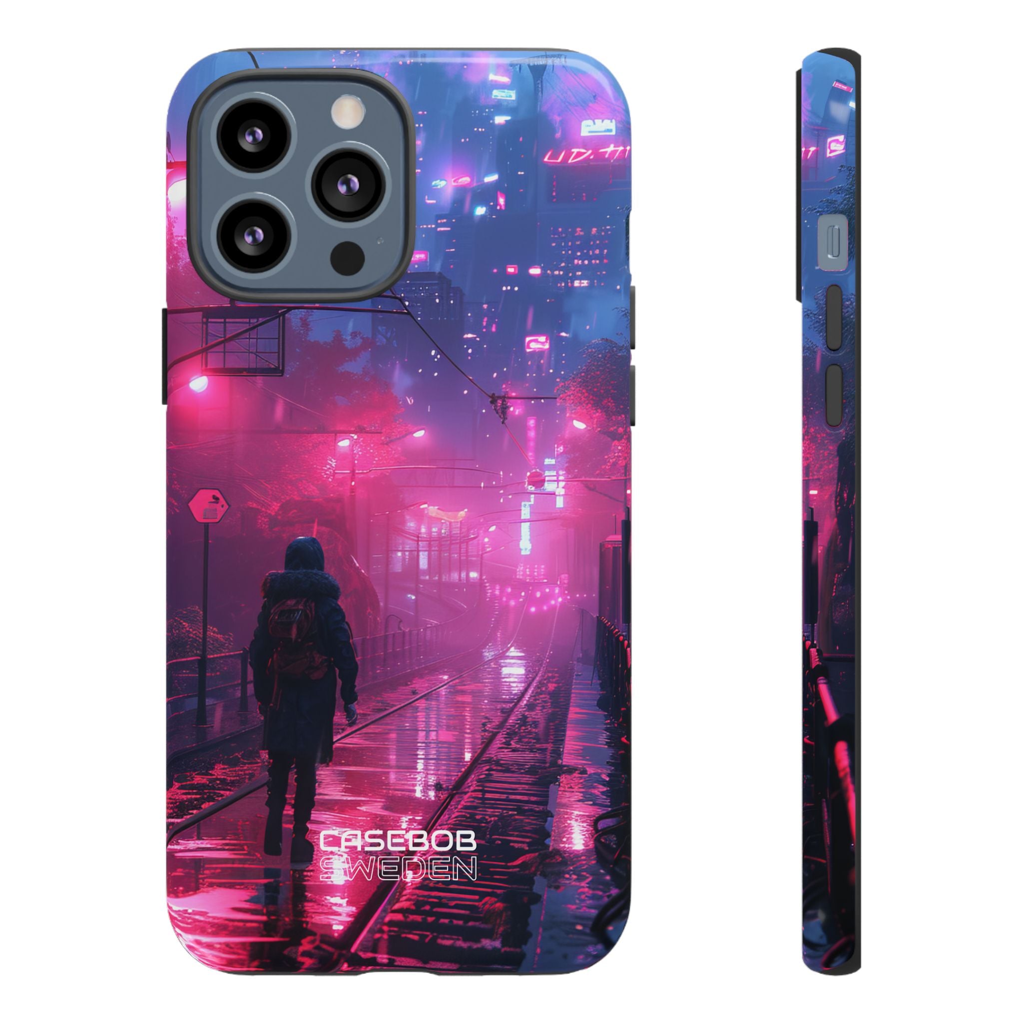 Neon Shadow City iPhone 13 - Tough