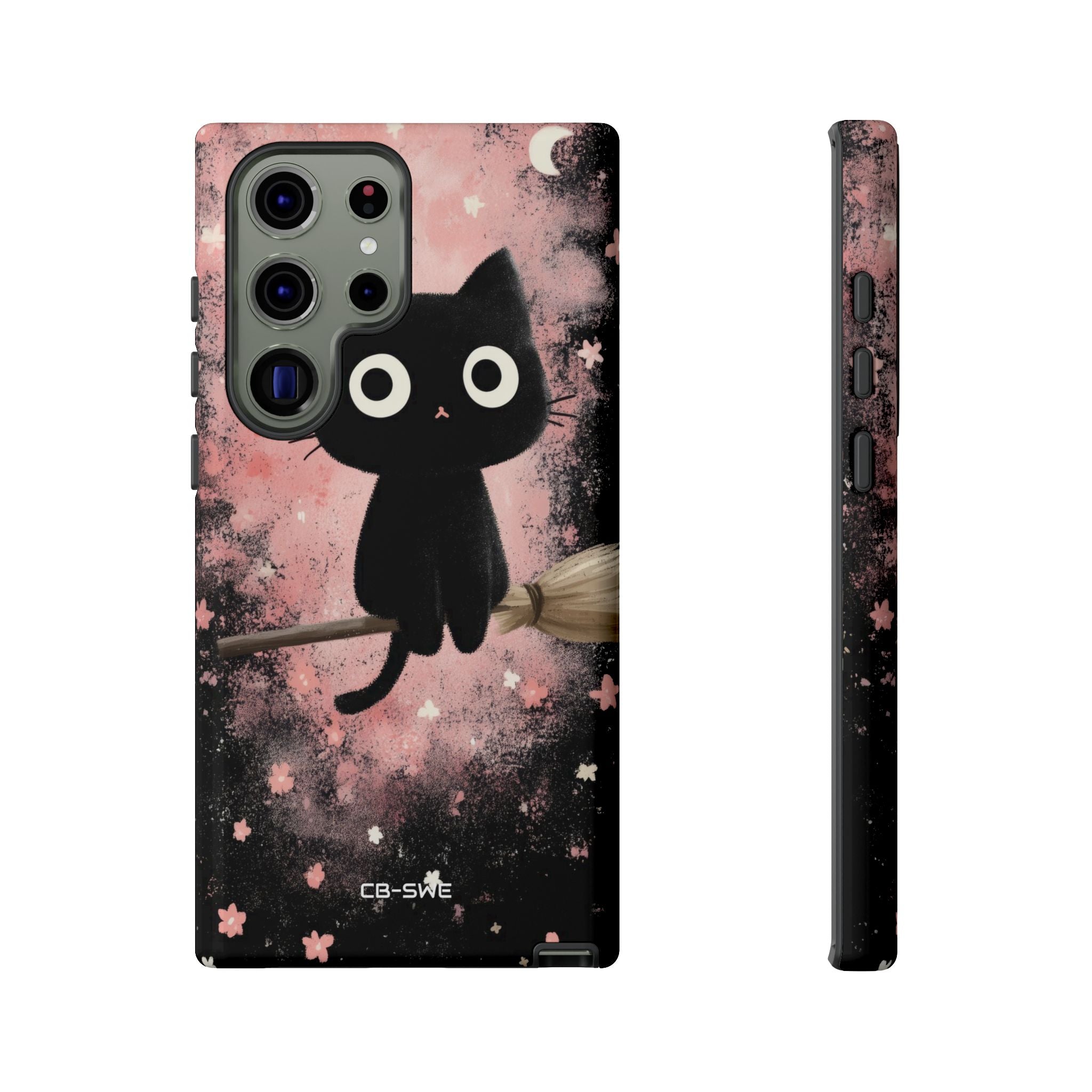Whimsical Cat Soars - Samsung Case