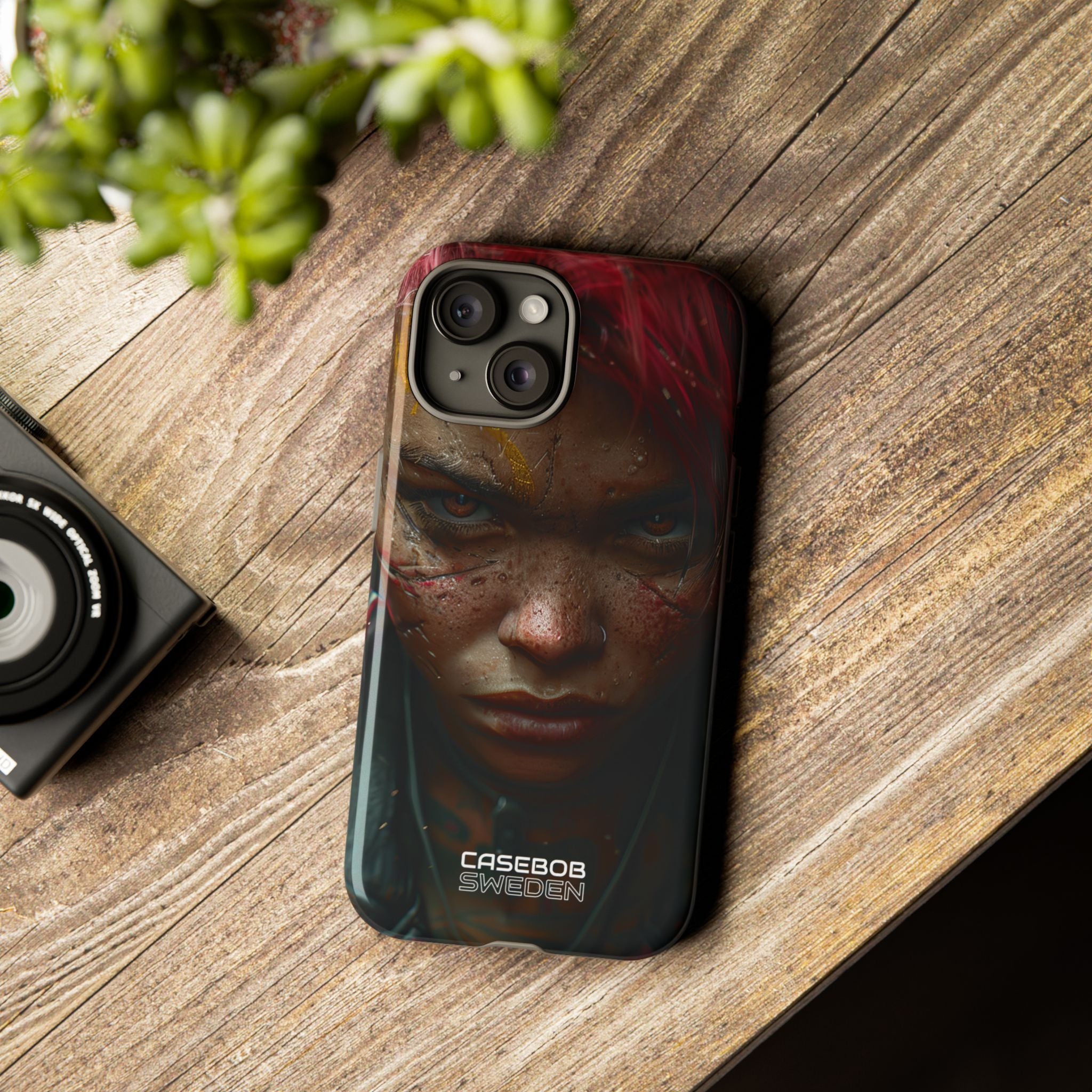 Ritratto Ribelle Cyberpunk iPhone 15 - Tough