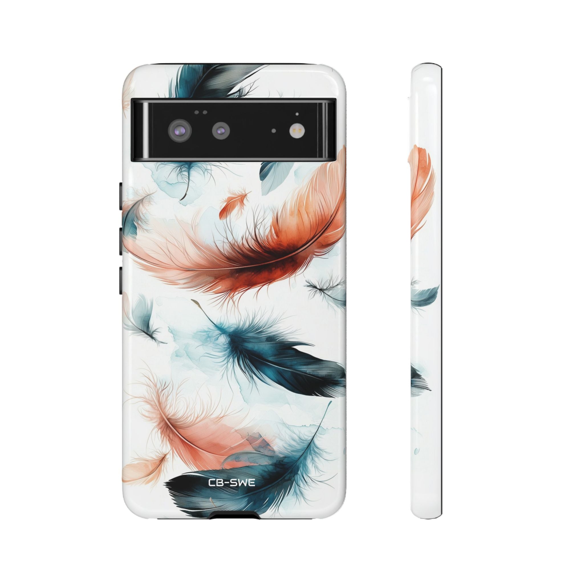 Feathers Drift Softly - Google Pixel Case