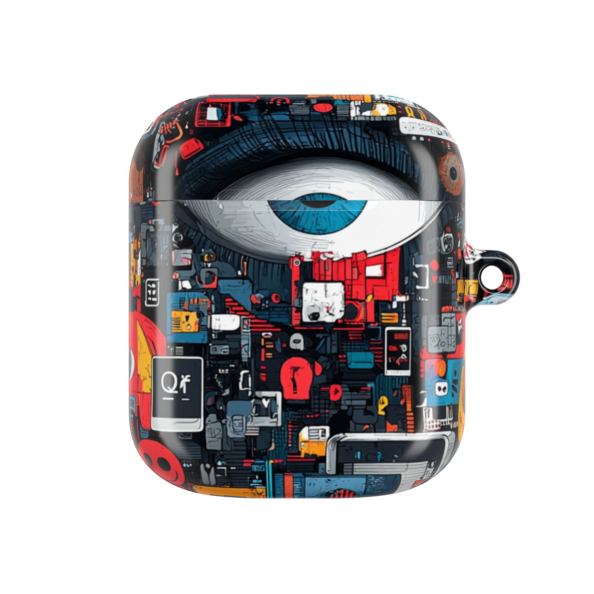 Sininen katse mosaiikki - AirPods Case