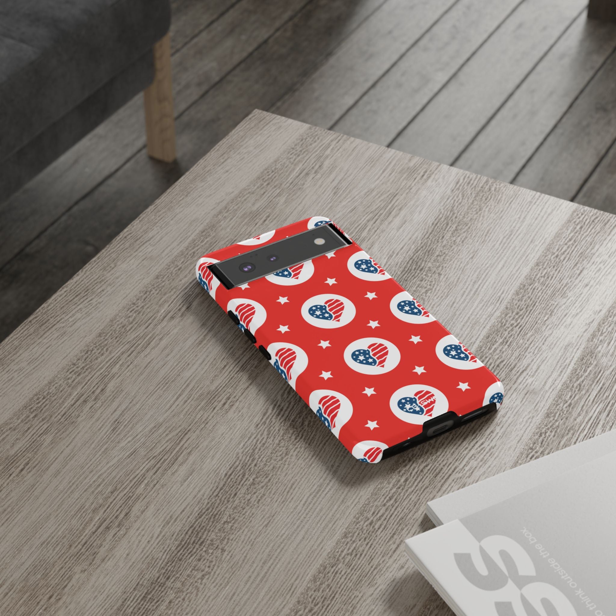 Hearts Celebrate Freedom - Google Pixel Case