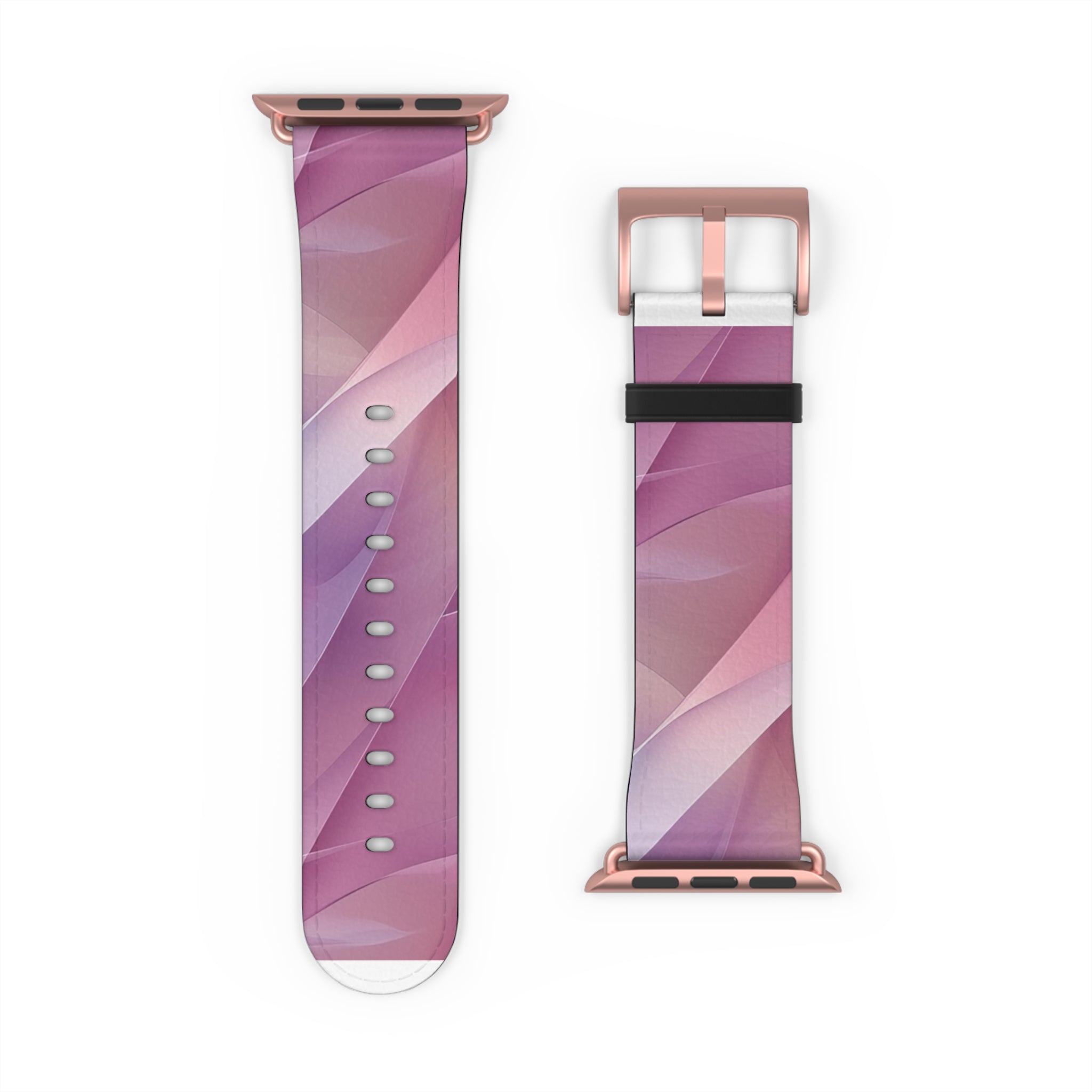 Pink Leafwave - Watch Band